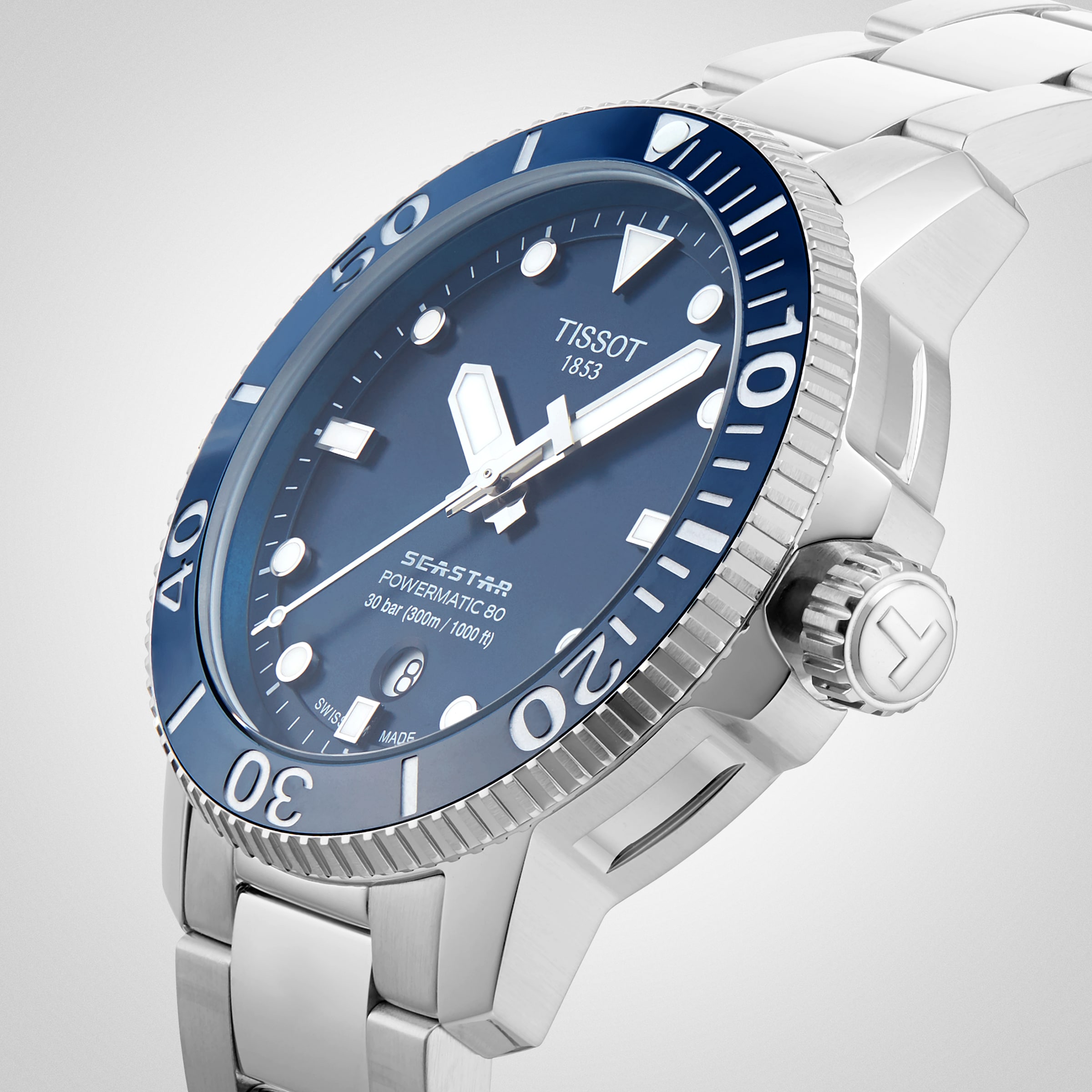 Replica Tissot Seastar 43mm Mens details T1204071104103 7 Replica Tissot Seastar 43mm Mens details T1204071104103
