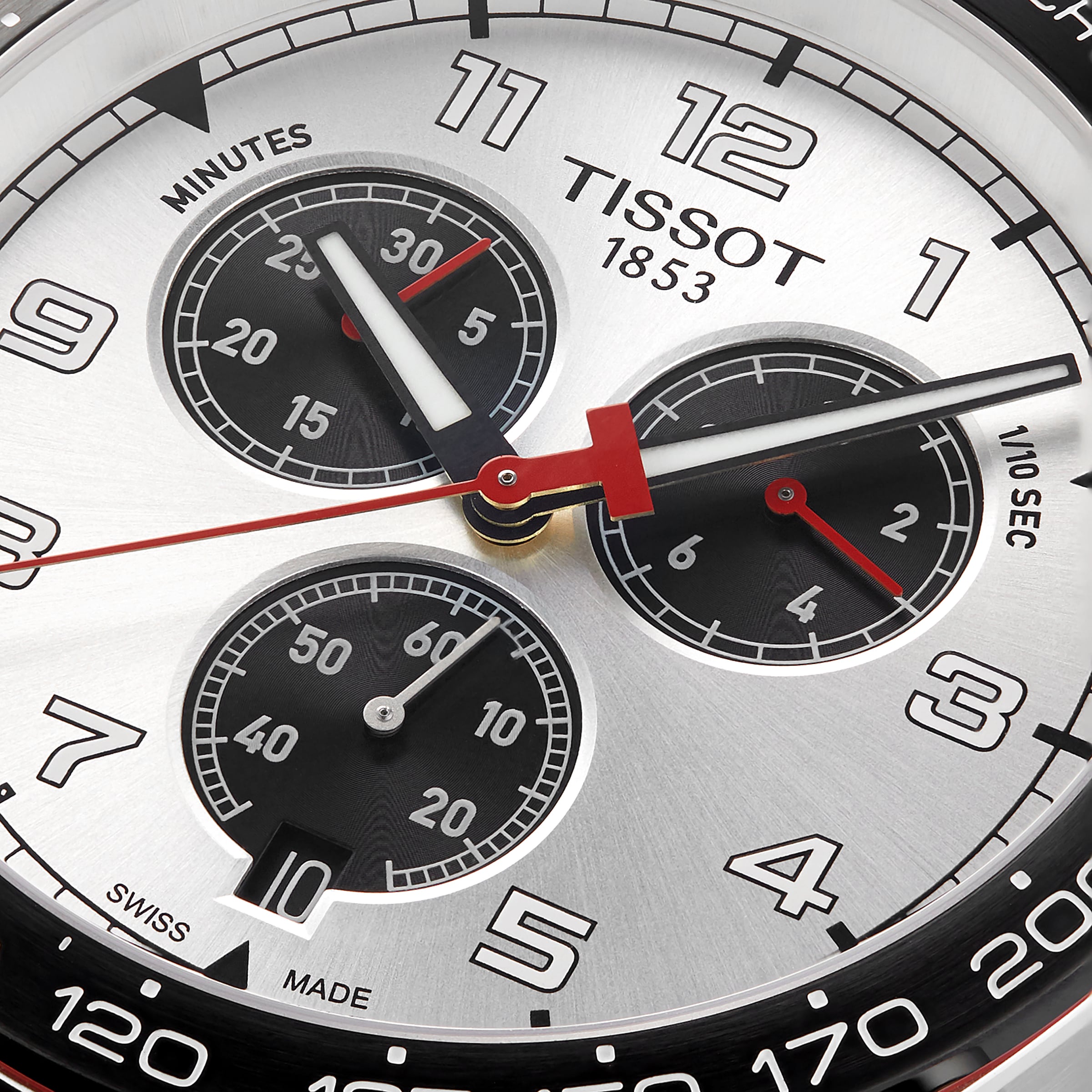 Replica Tissot T-Sport PRS516 Chronograph 45mm Mens details Silver T1316171603200