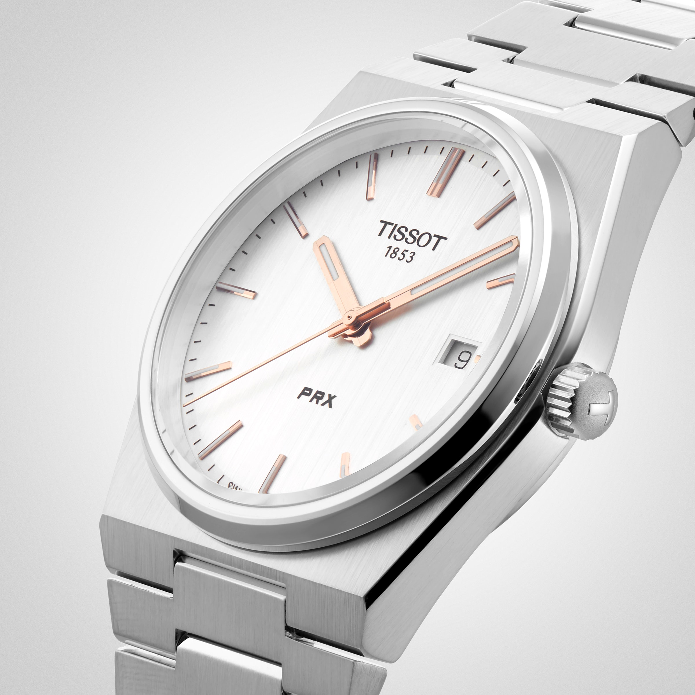 Replica Tissot T-Classic PRX 40mm Mens details T1374101103100