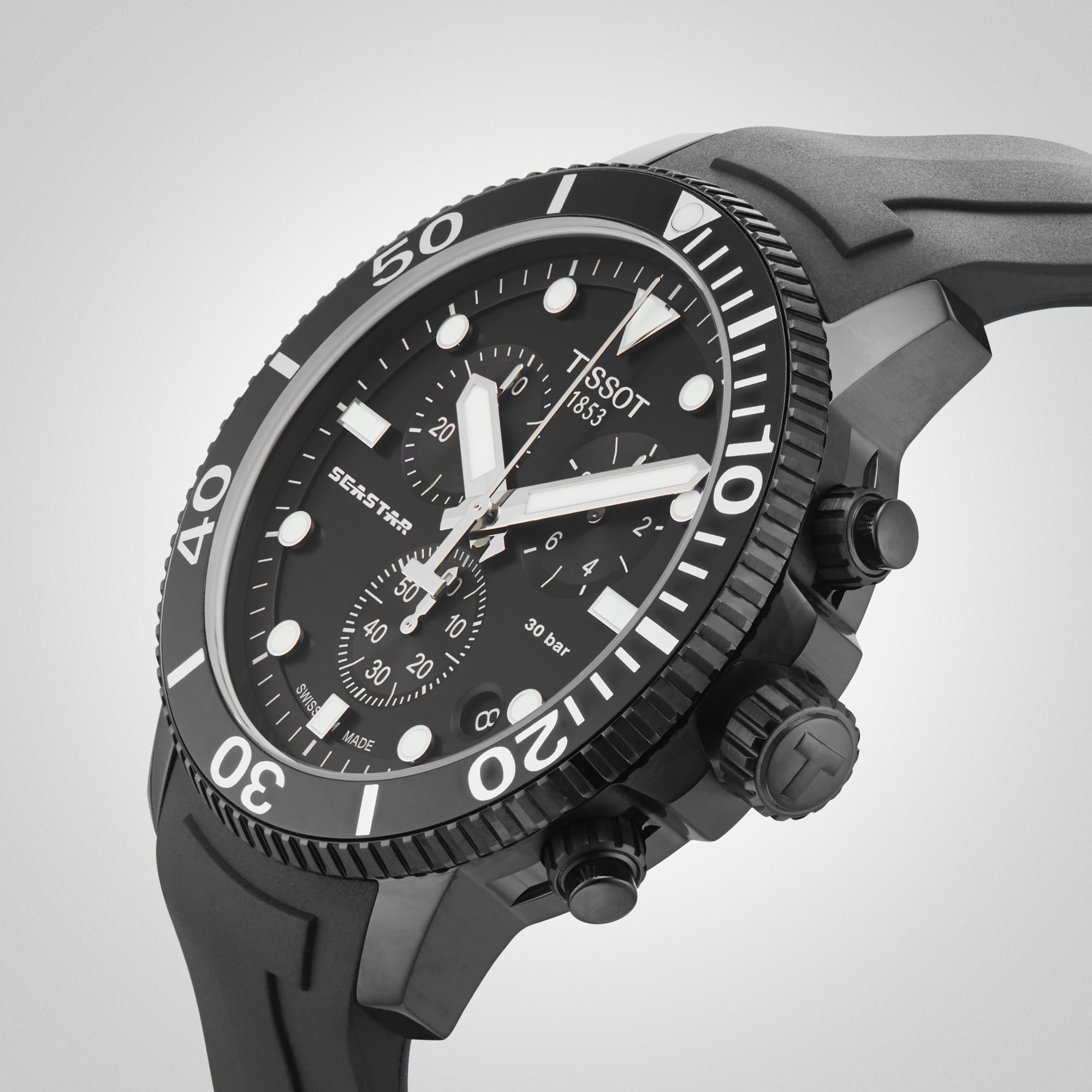 Replica Tissot T-Sport Seastar 44.5mm Mens details T1204173705102 7 Replica Tissot T-Sport Seastar 44.5mm Mens details T1204173705102