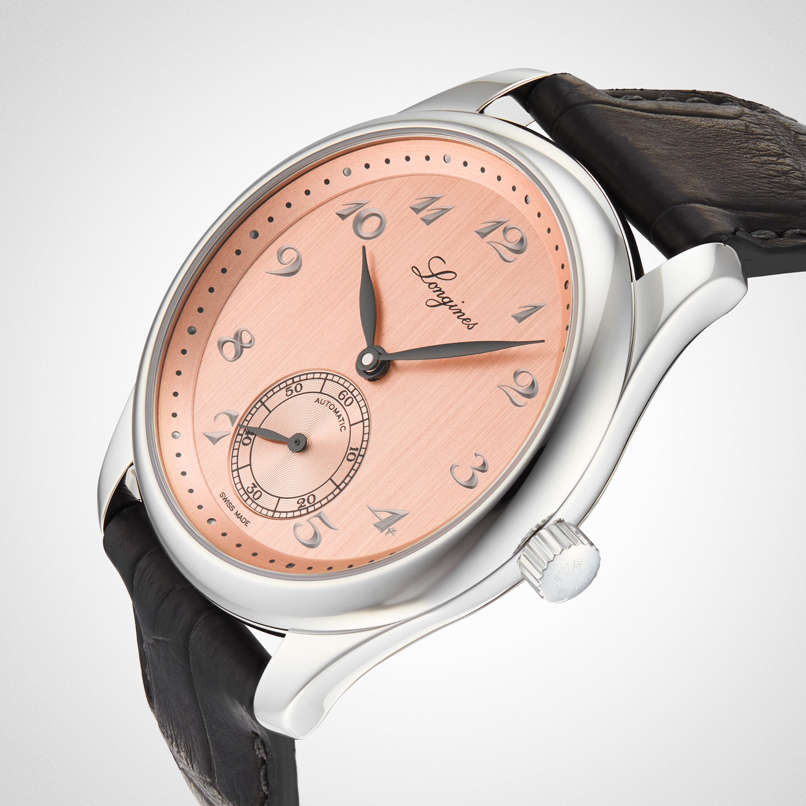 Replica Longines Master Collection 38.5mm Mens details Pink L28434932