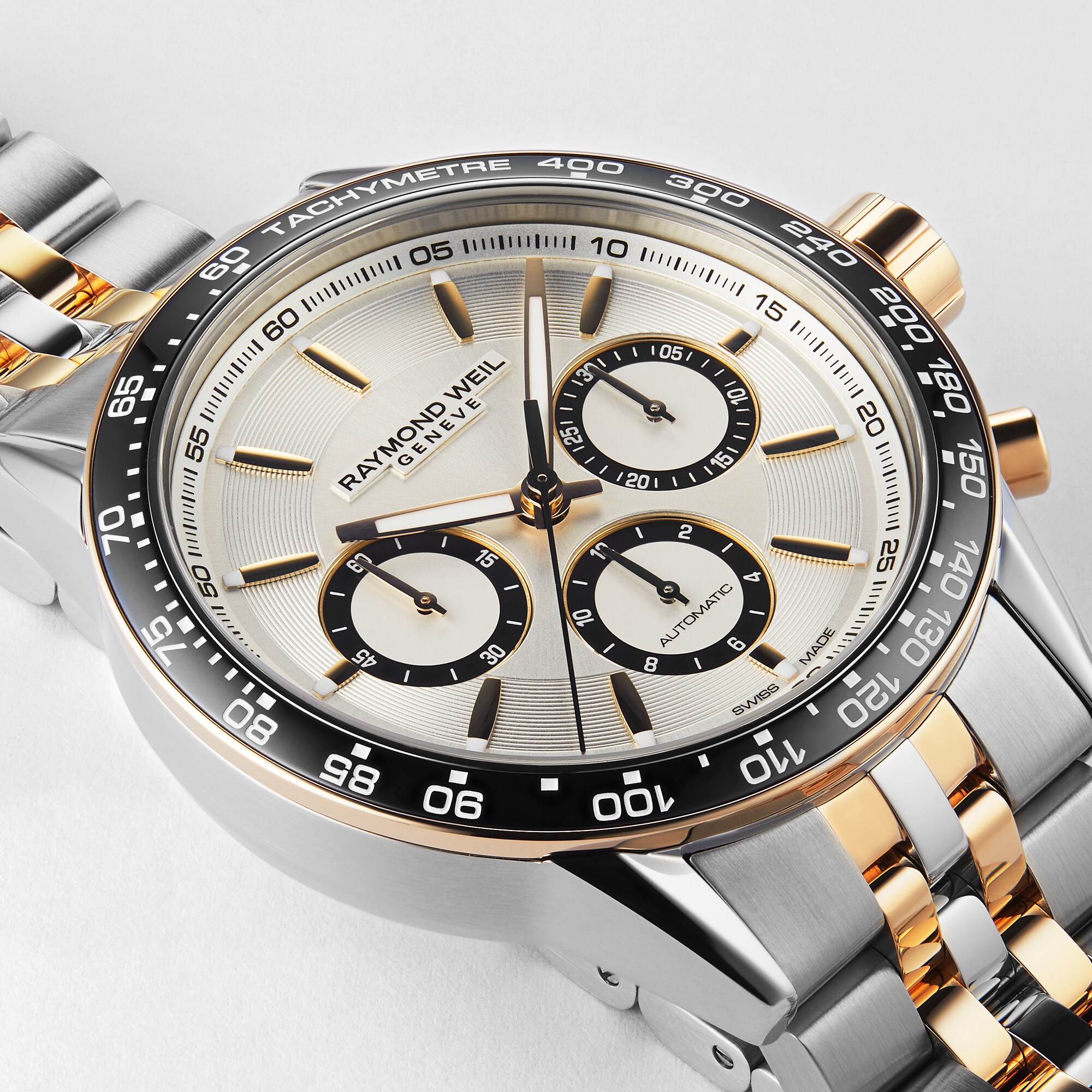 Replica Raymond Weil Freelancer 43.5mm Mens details Silver 7741-SP5-65021