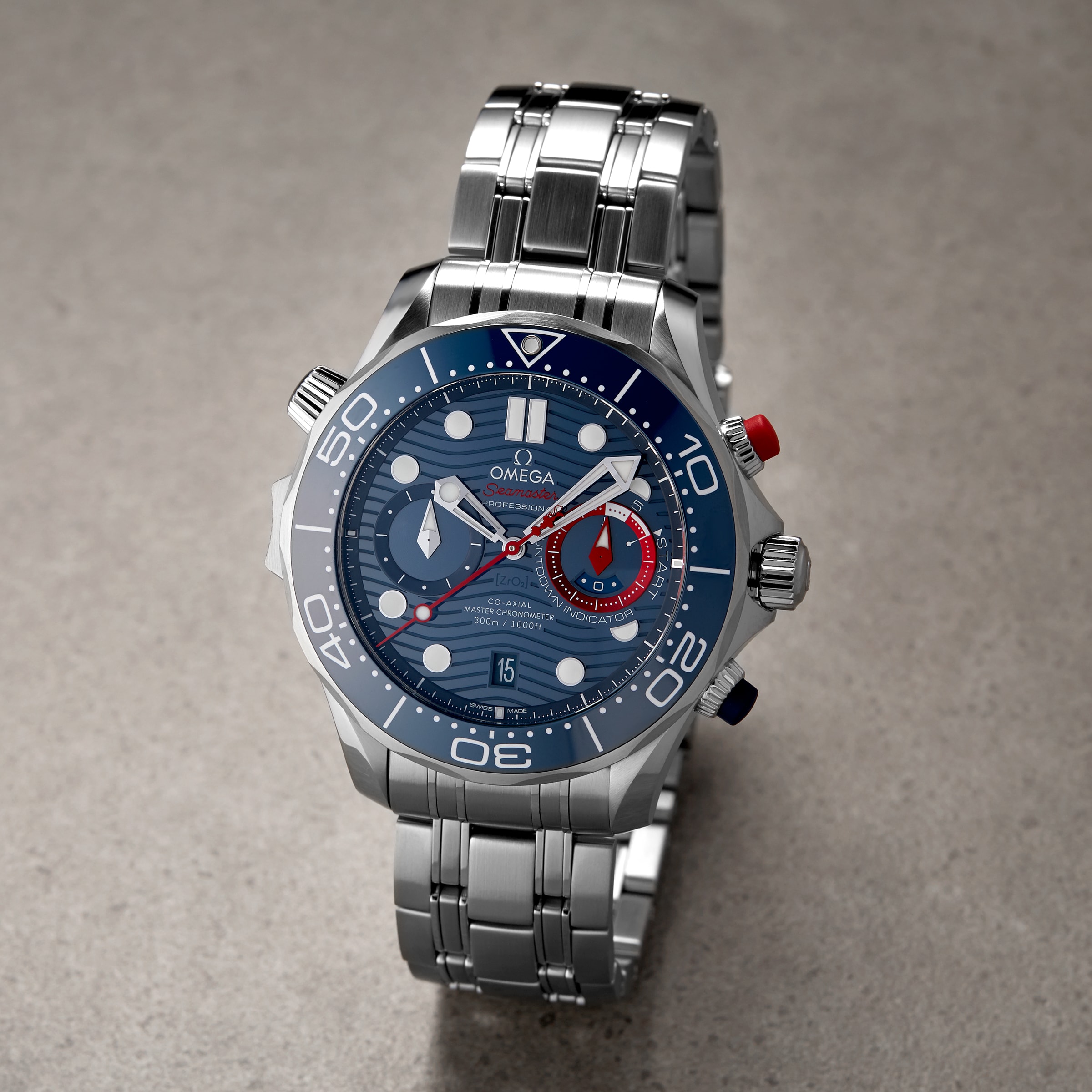 Replica Omega Seamaster Diver Co-Axial Master Chronometer Chronograph 44mm Mens details O21030445103002 7 Replica Omega Seamaster Diver Co-Axial Master Chronometer Chronograph 44mm Mens details O21030445103002