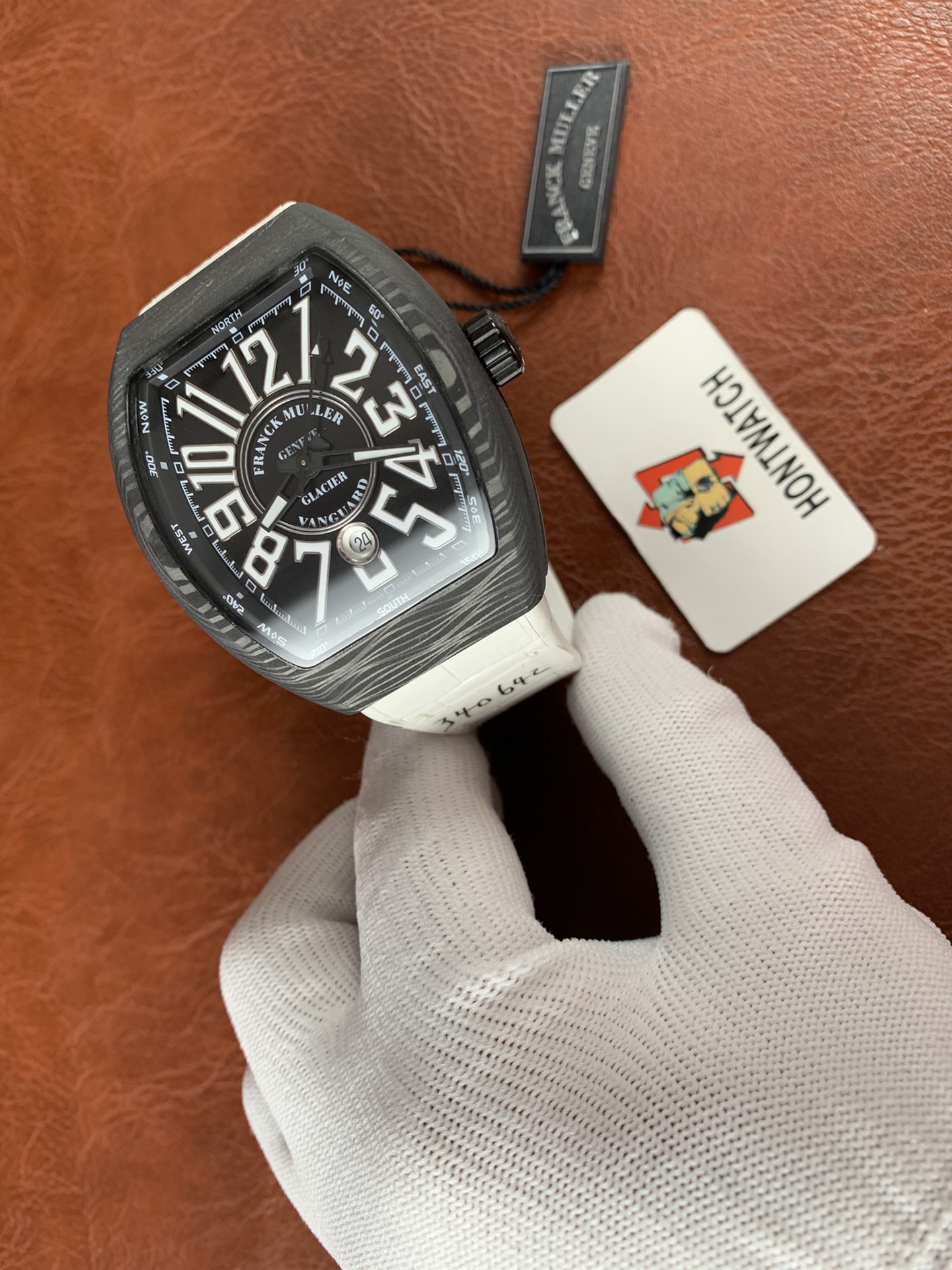 Replica Franck Muller Mens Vanguard Glacier V 45 SC DT AC.GL
