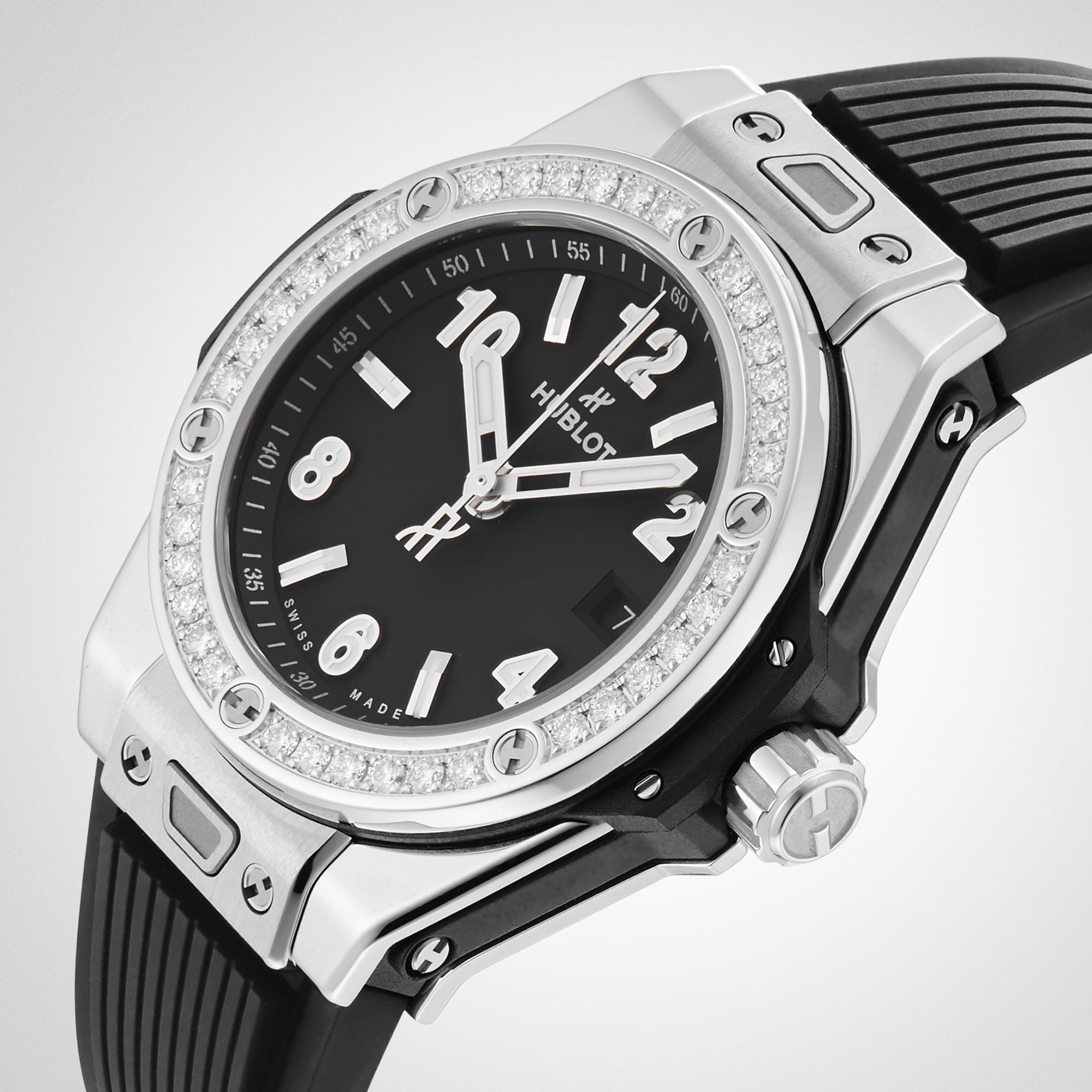 Replica Hublot Big Bang One Click Steel Diamonds 33mm details 485.SX.1170.RX.1204 8 Replica Hublot Big Bang One Click Steel Diamonds 33mm details 485.SX.1170.RX.1204