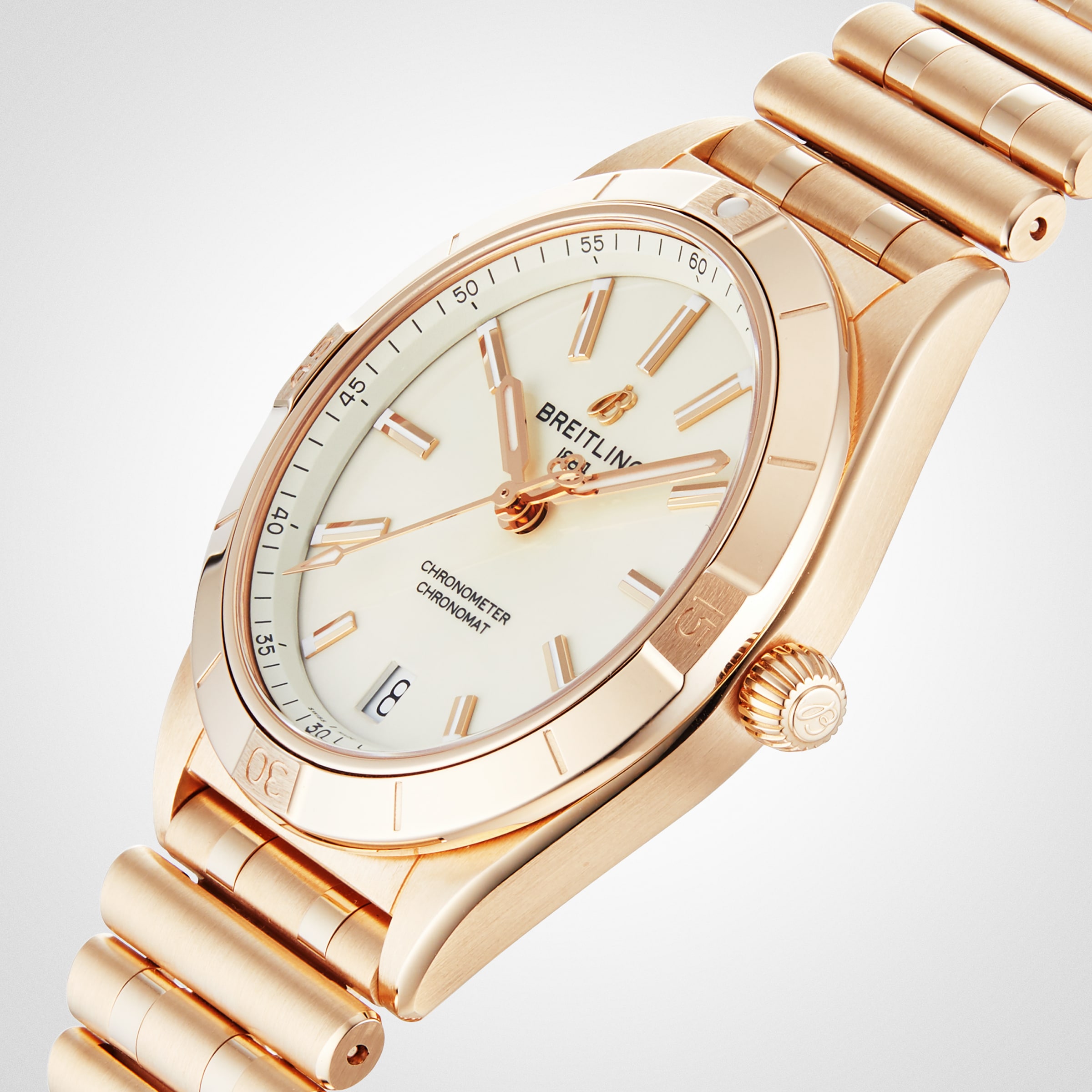 Replica Breitling Chronomat Automatic 36 18k Red Gold details R10380101A1R1 8 Replica Breitling Chronomat Automatic 36 18k Red Gold details R10380101A1R1
