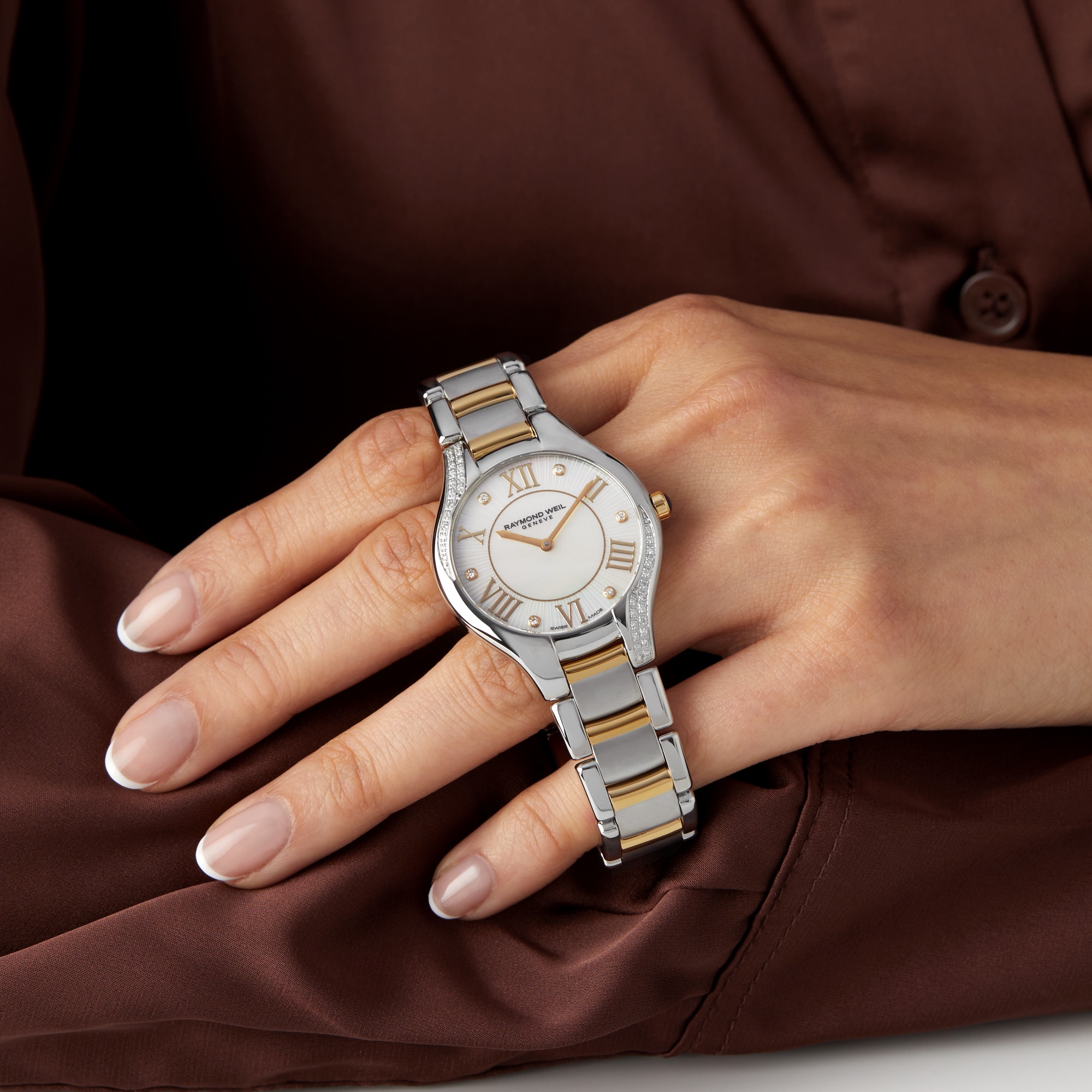 Replica Raymond Weil Noemia Ladies Quartz 32mm 5132-S1P-00966 8 Replica Raymond Weil Noemia Ladies Quartz 32mm 5132-S1P-00966