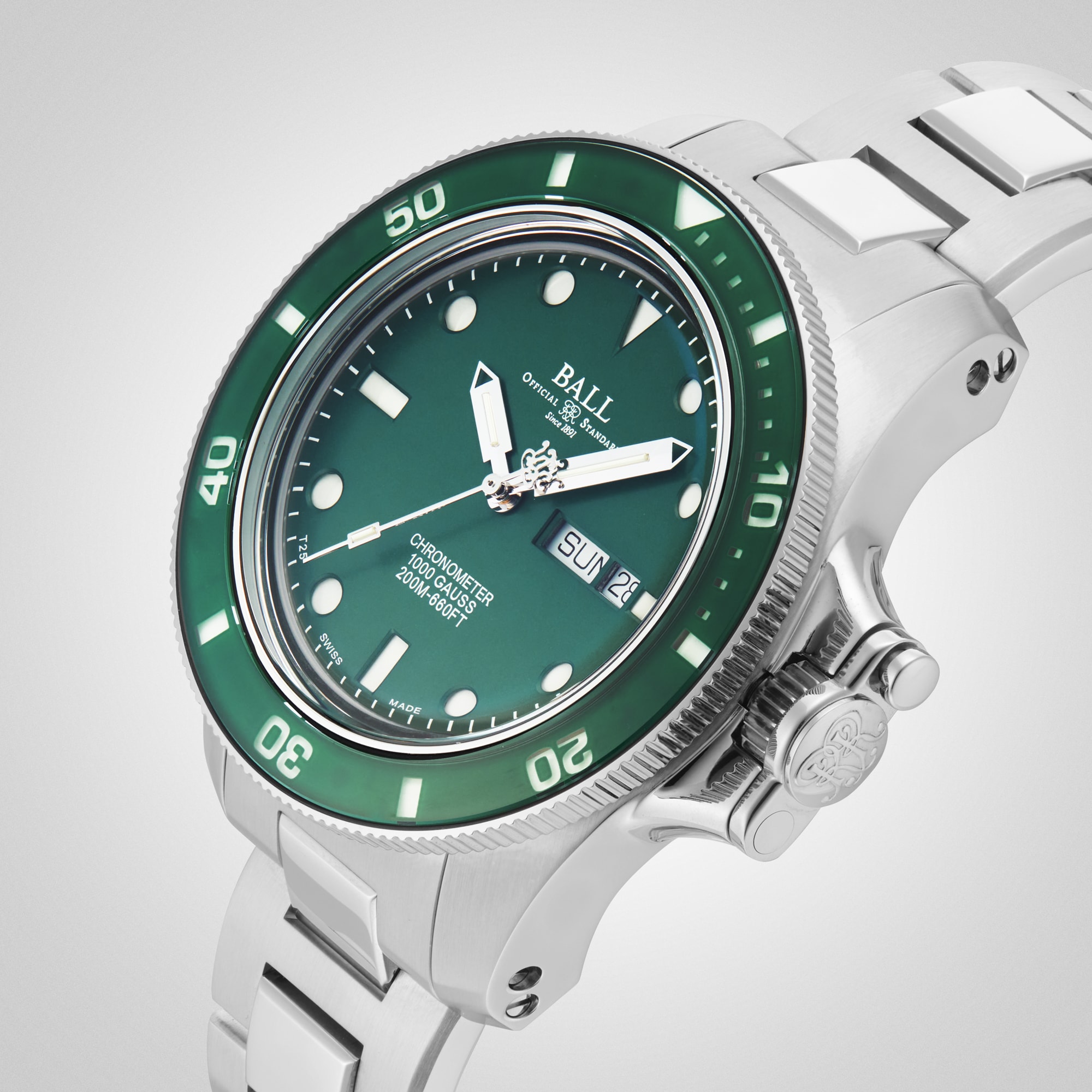 Replica BALL Engineer Hydrocarbon Original 43mm Mens details DM2218B-S2CJ-GR