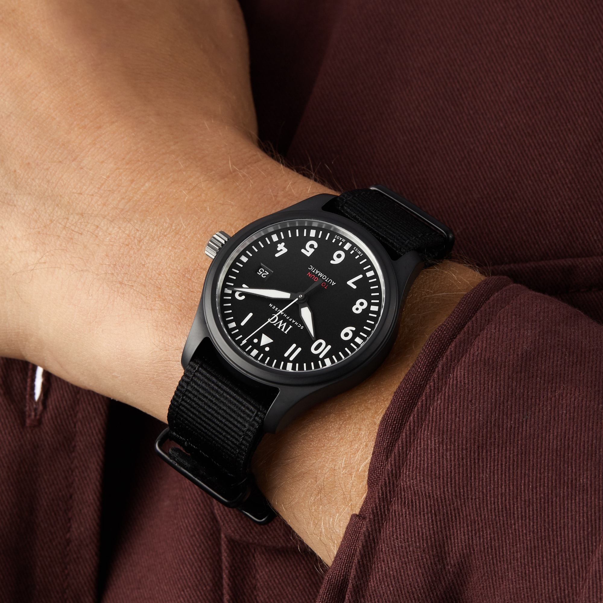 Replica IWC Pilot's Automatic 41mm Mens details Black IW326906