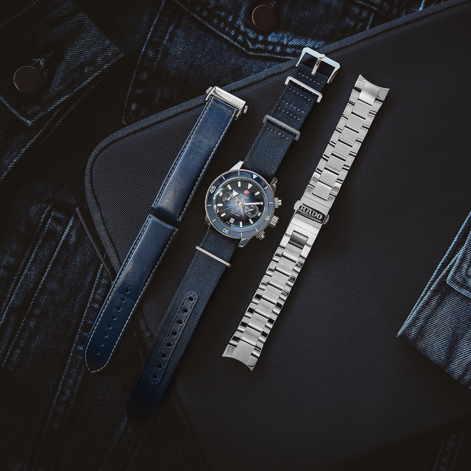 Replica Rado Captain Cook Chronograph 43mm R32145208
