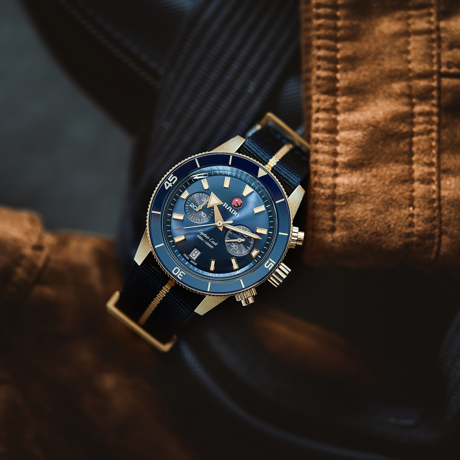 Replica Rado Captain Cook Chronograph 43mm R32146208