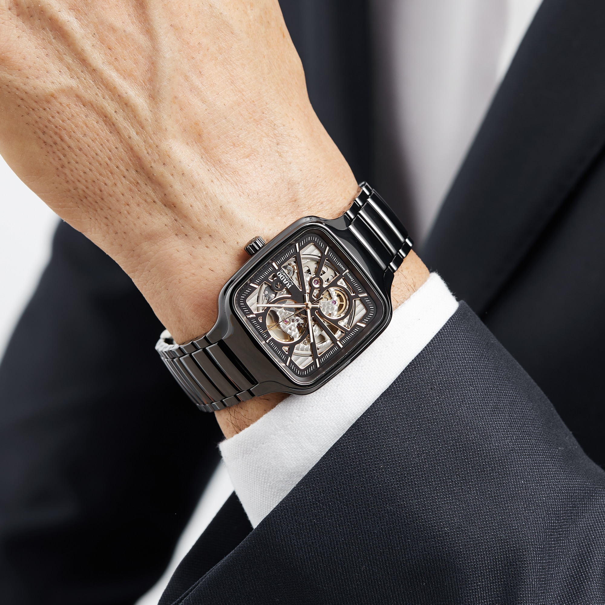 Replica Rado True Square Open Heart Unisex details R27086162 8 Replica Rado True Square Open Heart Unisex details R27086162