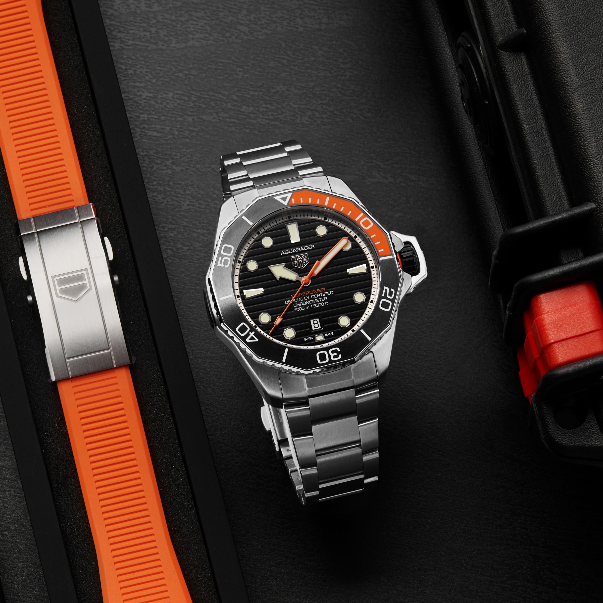 Replica TAG Heuer Aquaracer Professional Superdiver 45mm Mens details WBP5A8A.BF0619