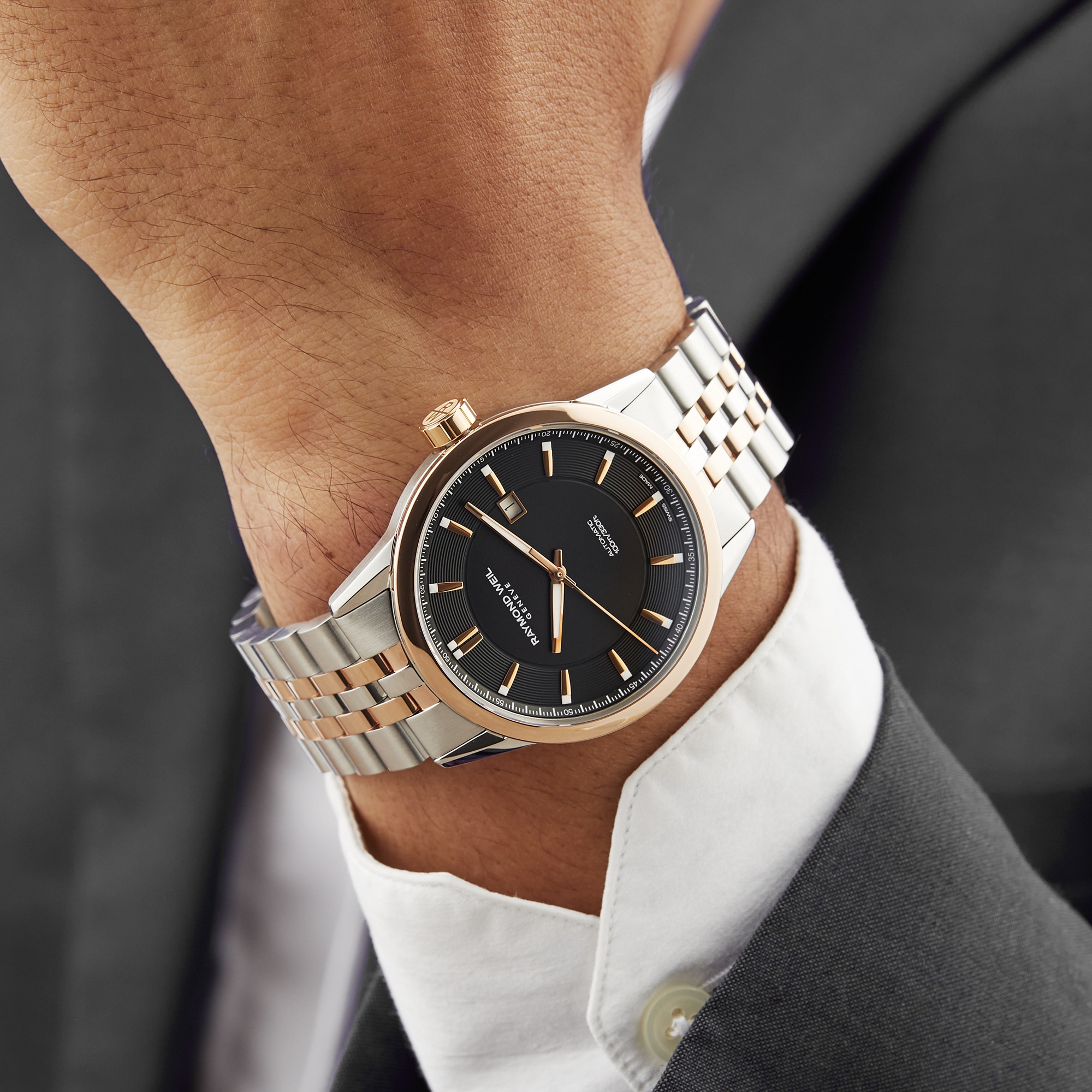 Replica Raymond Weil Freelancer 42mm Mens details 2731-SP5-20001