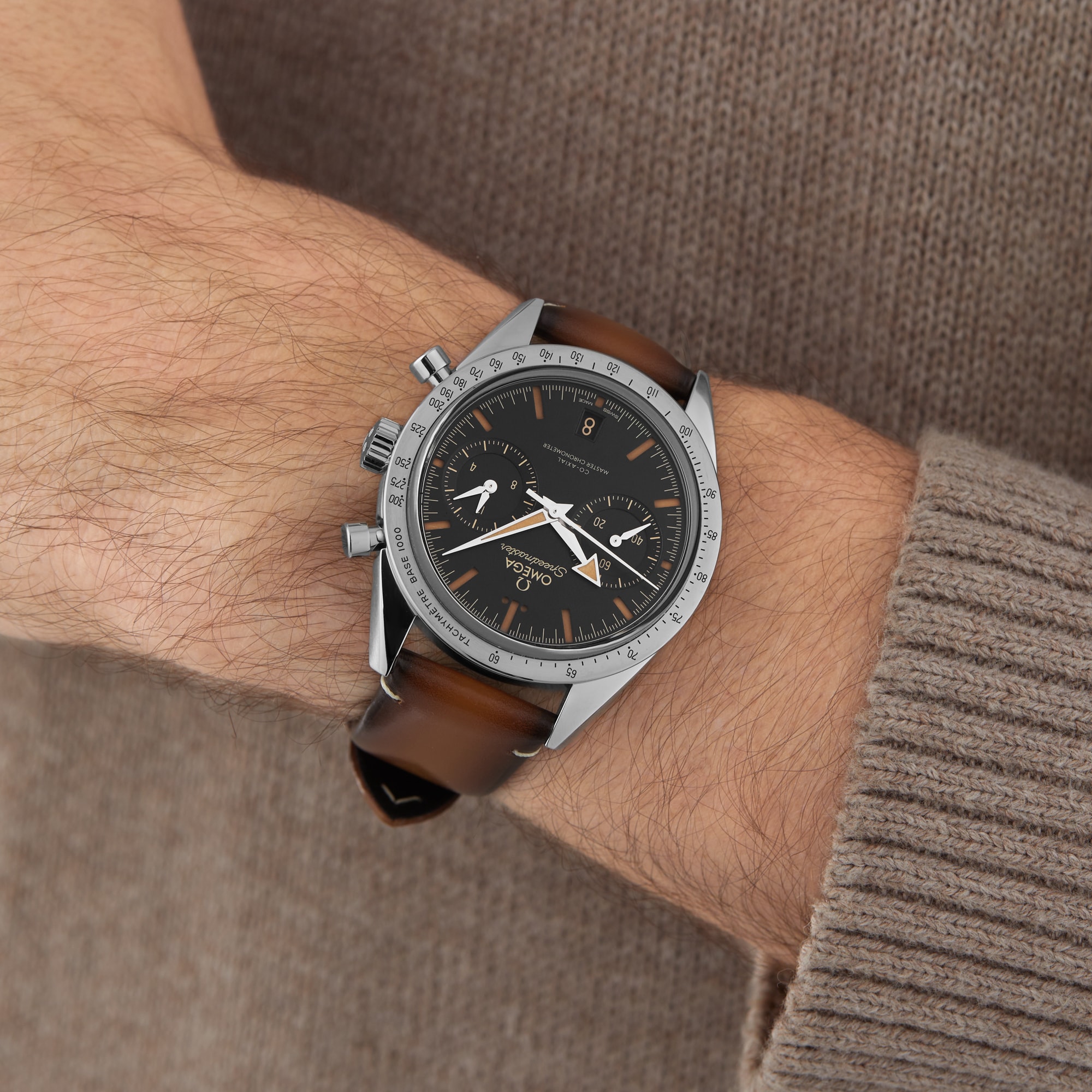 Replica Omega Speedmaster 57 Co-Axial Master Chronometer Chronograph 40.5mm Mens details Black O33212415101001 8 Replica Omega Speedmaster 57 Co-Axial Master Chronometer Chronograph 40.5mm Mens details Black O33212415101001