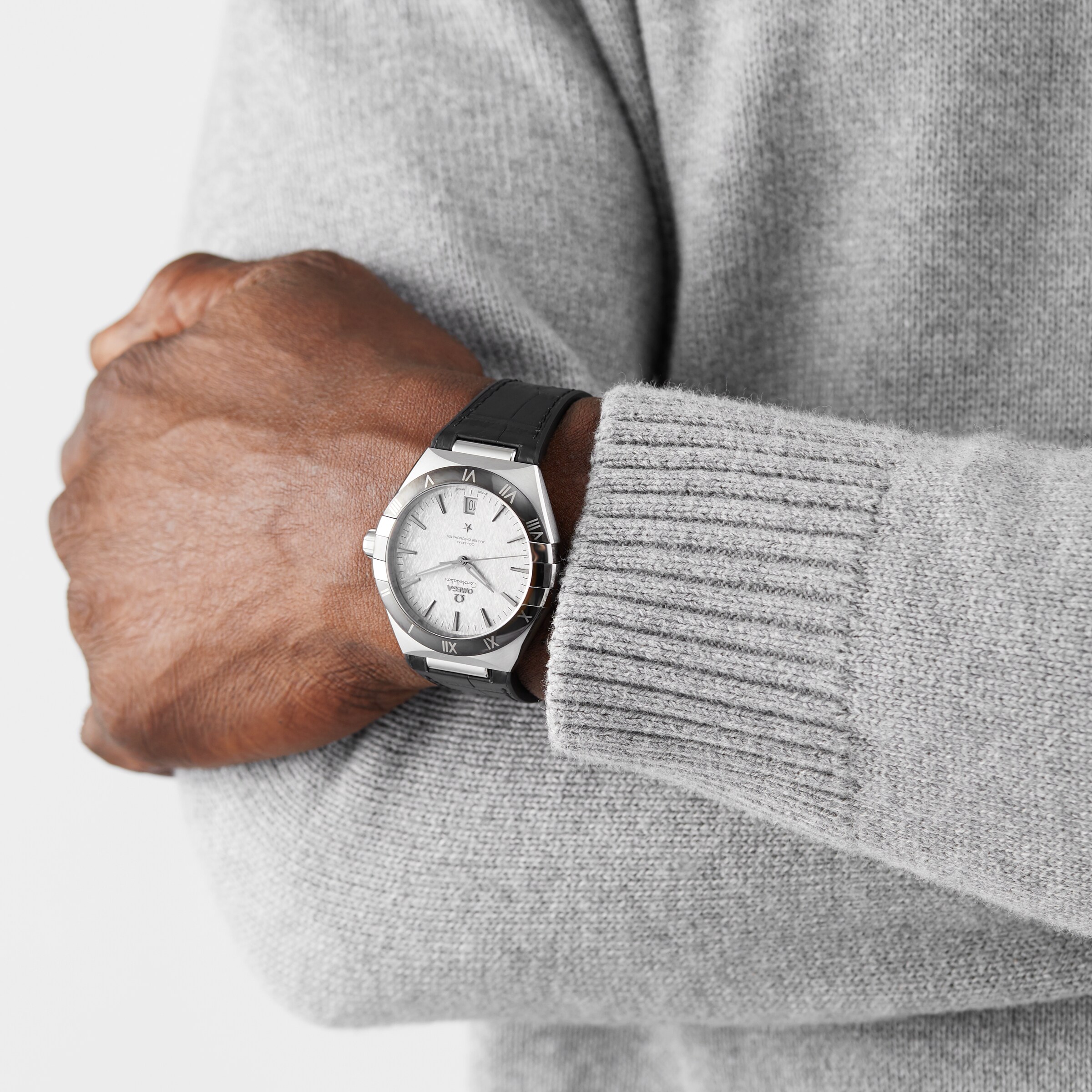 Replica Omega Constellation Co-Axial Master Chronograph 41mm Mens details Black O13133412106001 8 Replica Omega Constellation Co-Axial Master Chronograph 41mm Mens details Black O13133412106001