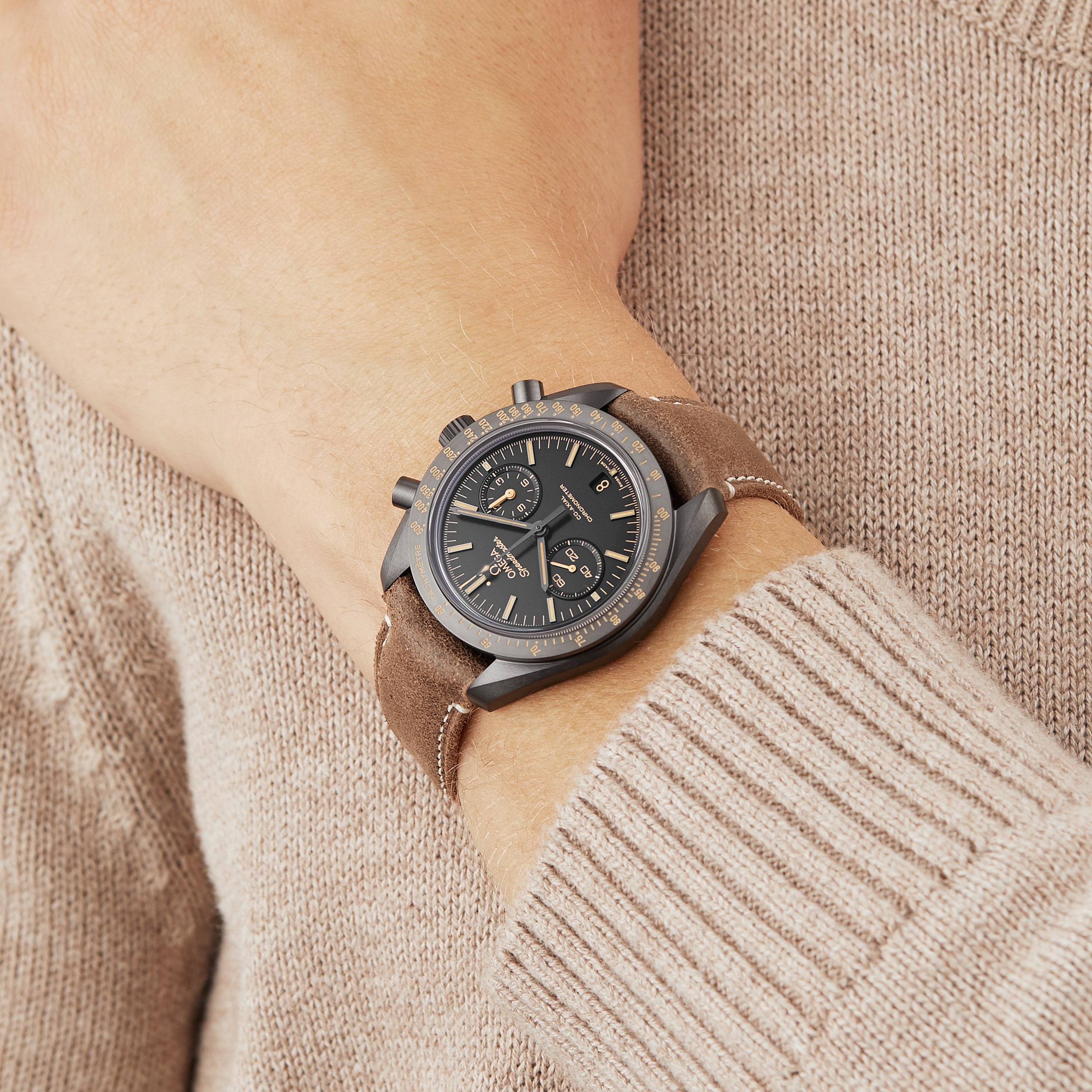 Replica Omega Speedmaster Dark Side Of The Moon Mens details O31192445101006 9 Replica Omega Speedmaster Dark Side Of The Moon Mens details O31192445101006