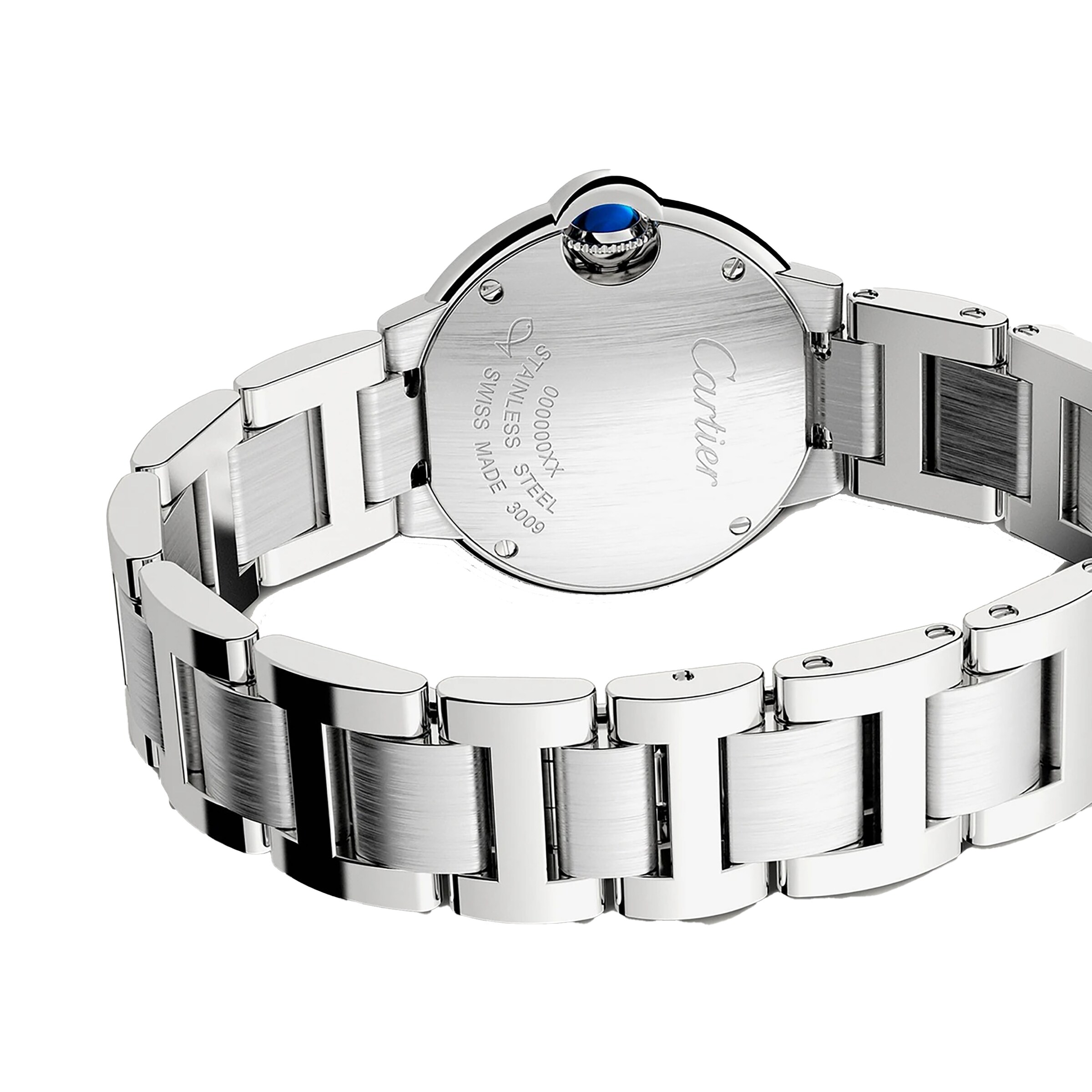 Replica Cartier Ballon Bleu De Cartier details 28mm Quartz Movement Steel W69010Z4 9 Replica Cartier Ballon Bleu De Cartier details 28mm Quartz Movement Steel W69010Z4
