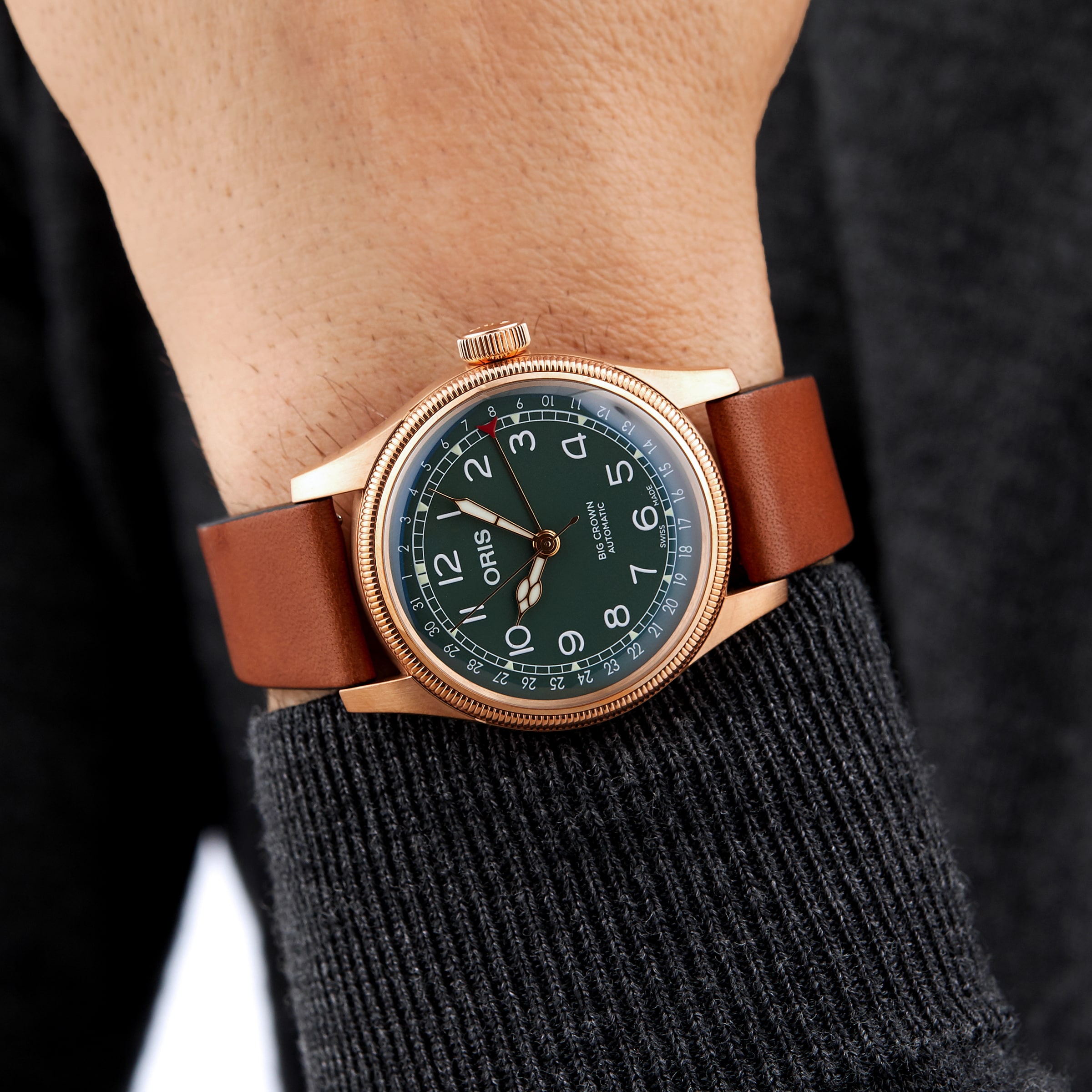 Replica Oris Big Crown 80th Anniversary Edition 40mm Mens details 01 754 7741 3167-07 5 20 58BR