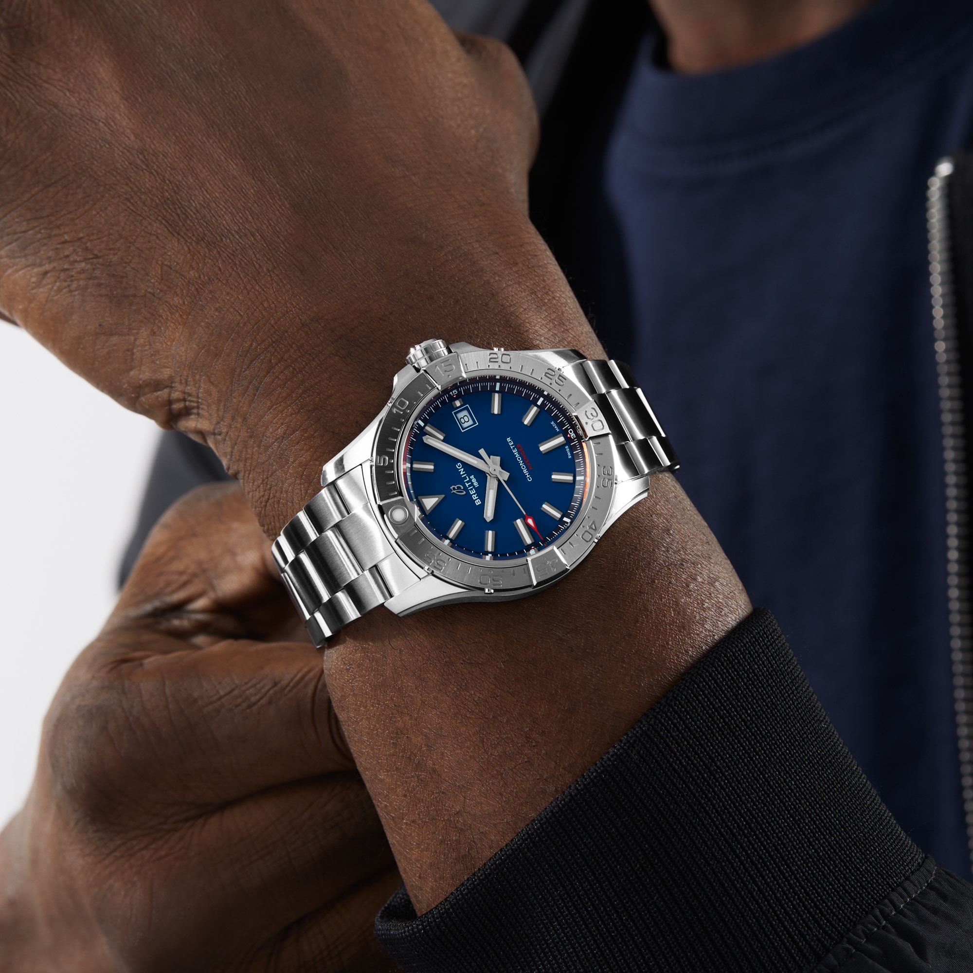 Replica Breitling Avenger Automatic 42mm Mens details Blue Stainless Steel A17328101C1A1 9 Replica Breitling Avenger Automatic 42mm Mens details Blue Stainless Steel A17328101C1A1