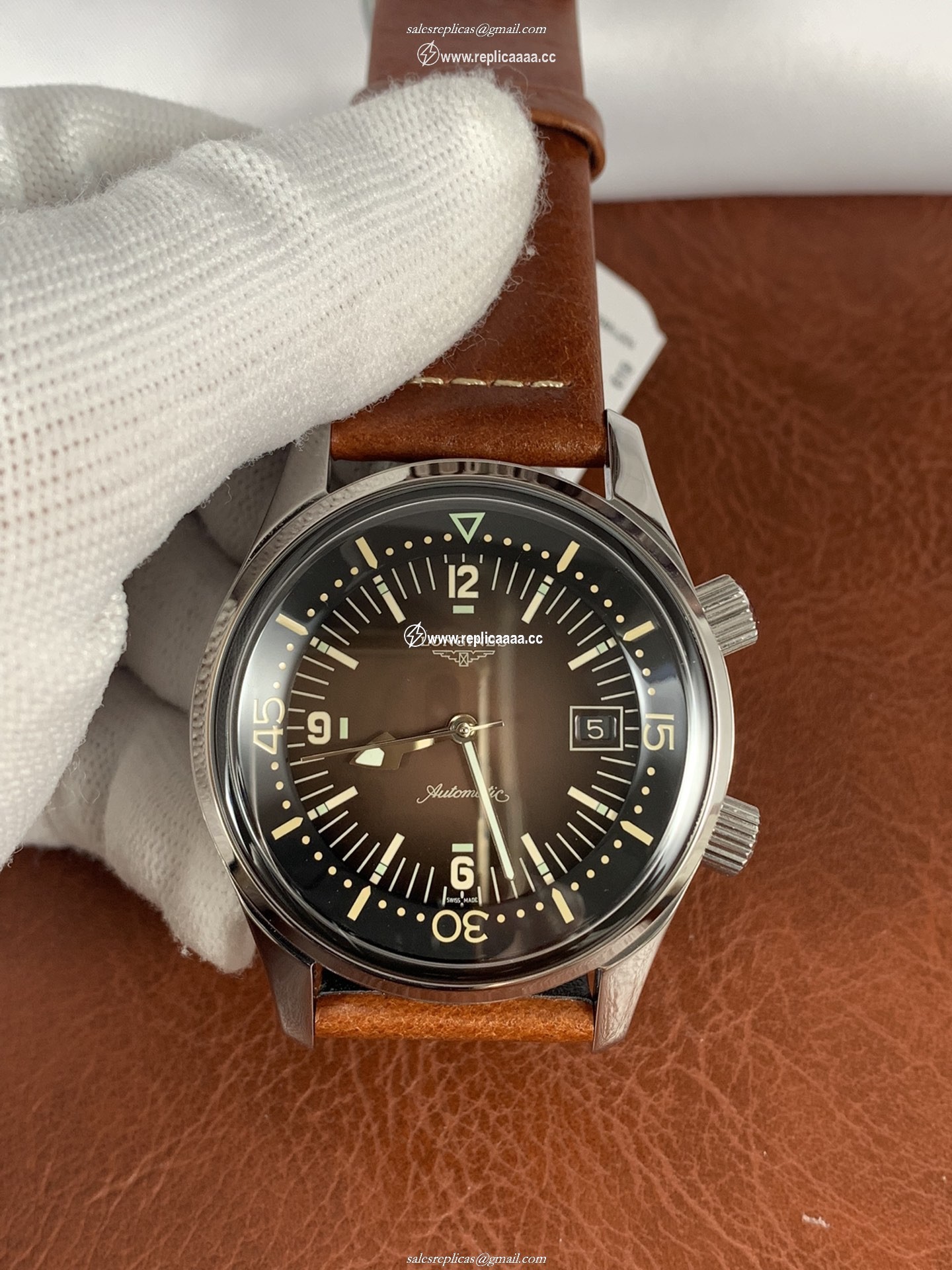 Longines Men Legend Diver Watch L3.774.4.60.2 1 Longines Men Legend Diver Watch L3.774.4.60.2