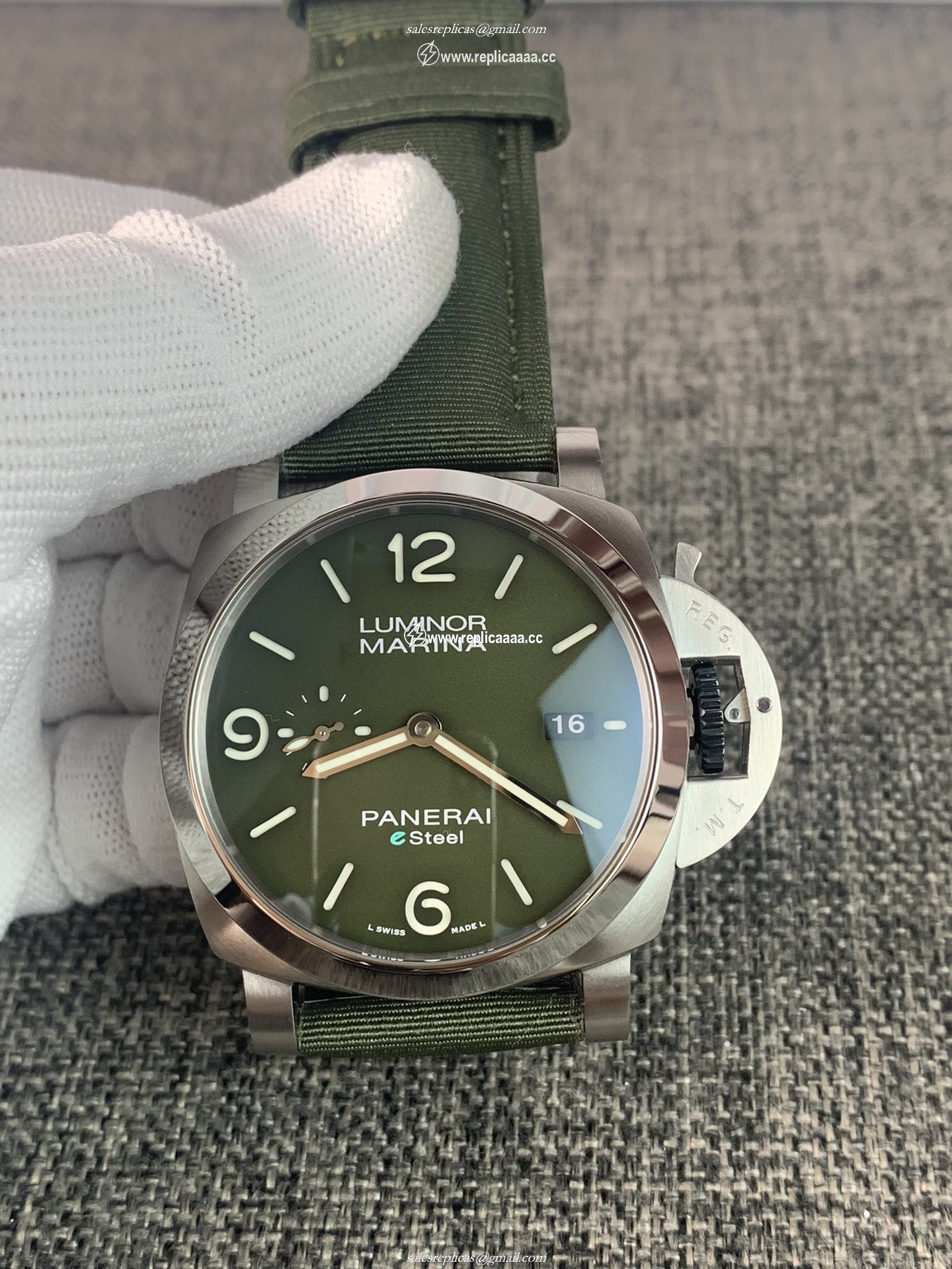 Panerai Men Luminor Watch 8 Days GMT PAM00233 1 Panerai Men Luminor Watch 8 Days GMT PAM00233