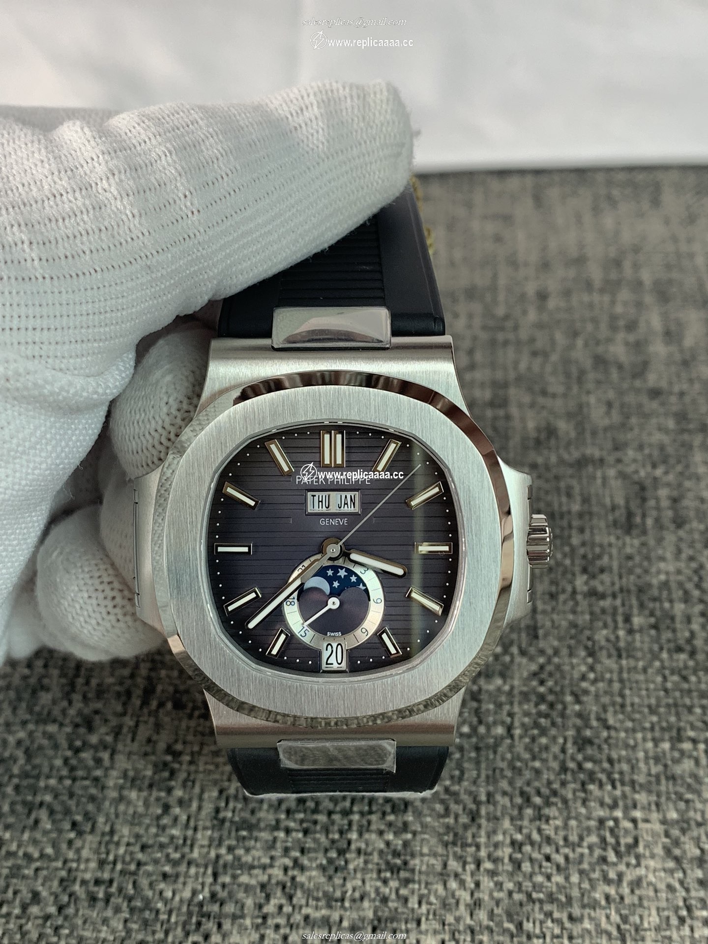 Patek Philippe Men Nautilus Annual Calendar 5726A-001