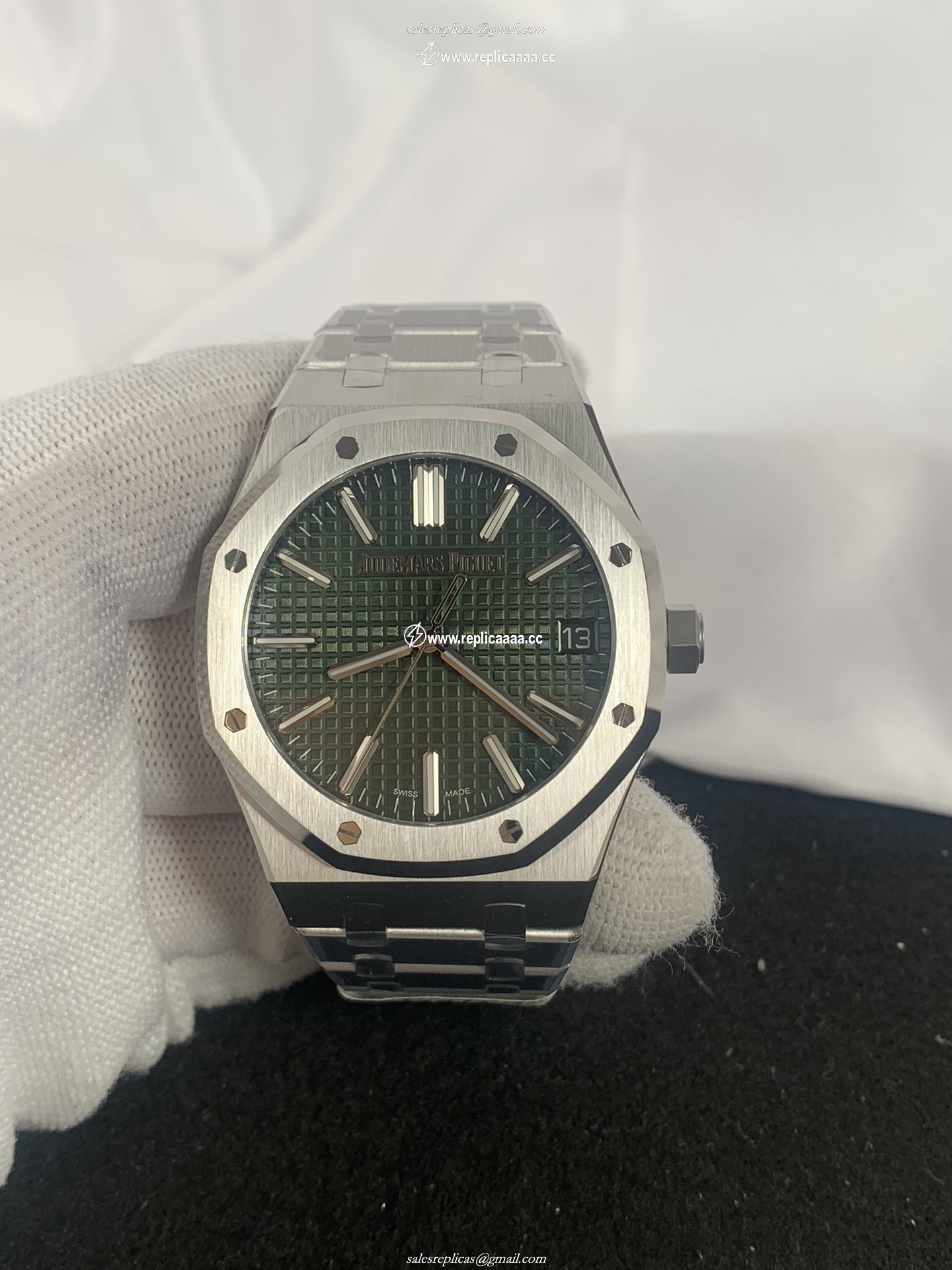 Audemars Piguet Men Royal Oak Cadran Vert 15510ST