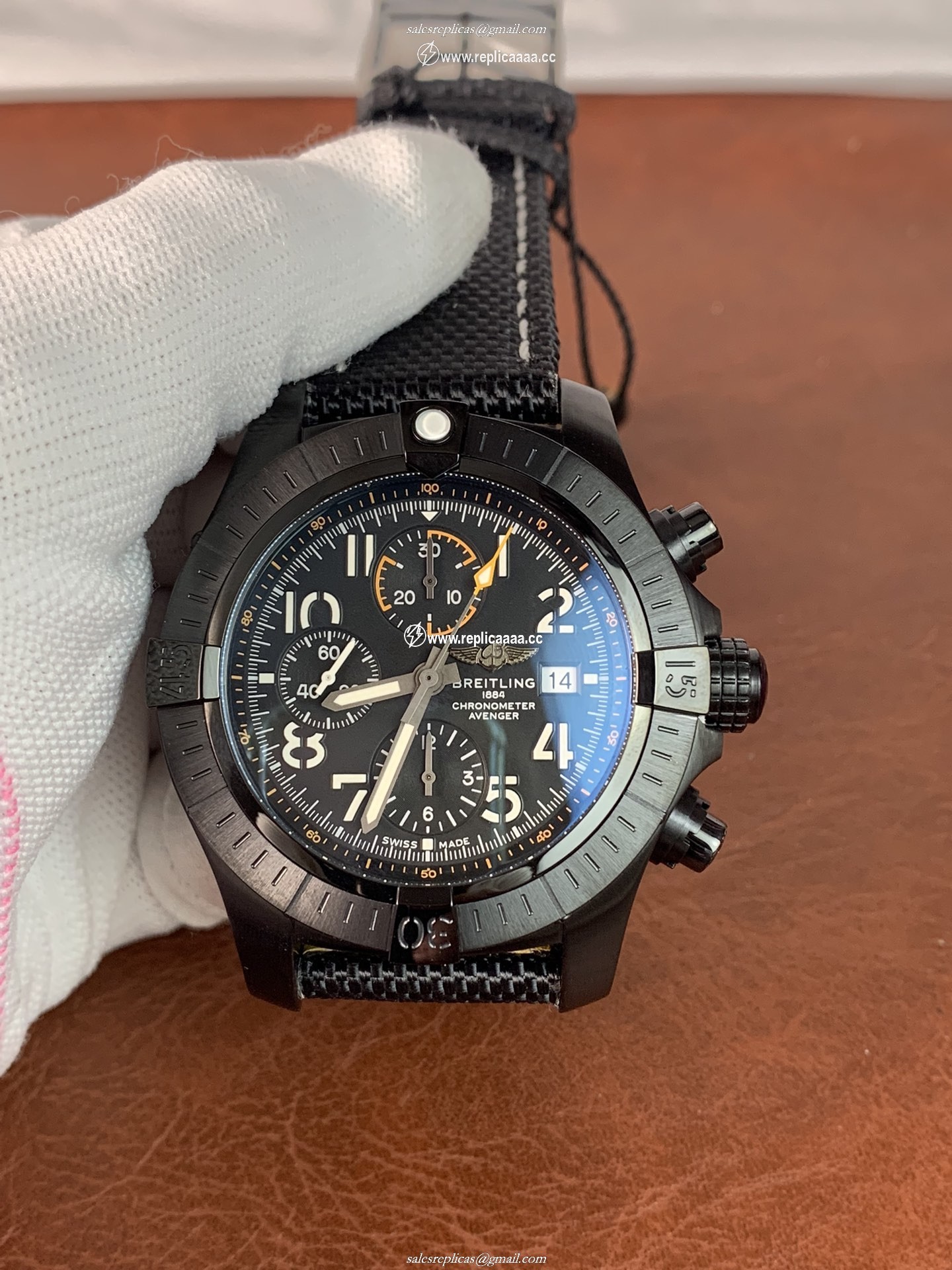 Breitling Men Super Avenger Chronograph 48 V13375101C1X1 1 Breitling Men Super Avenger Chronograph 48 V13375101C1X1