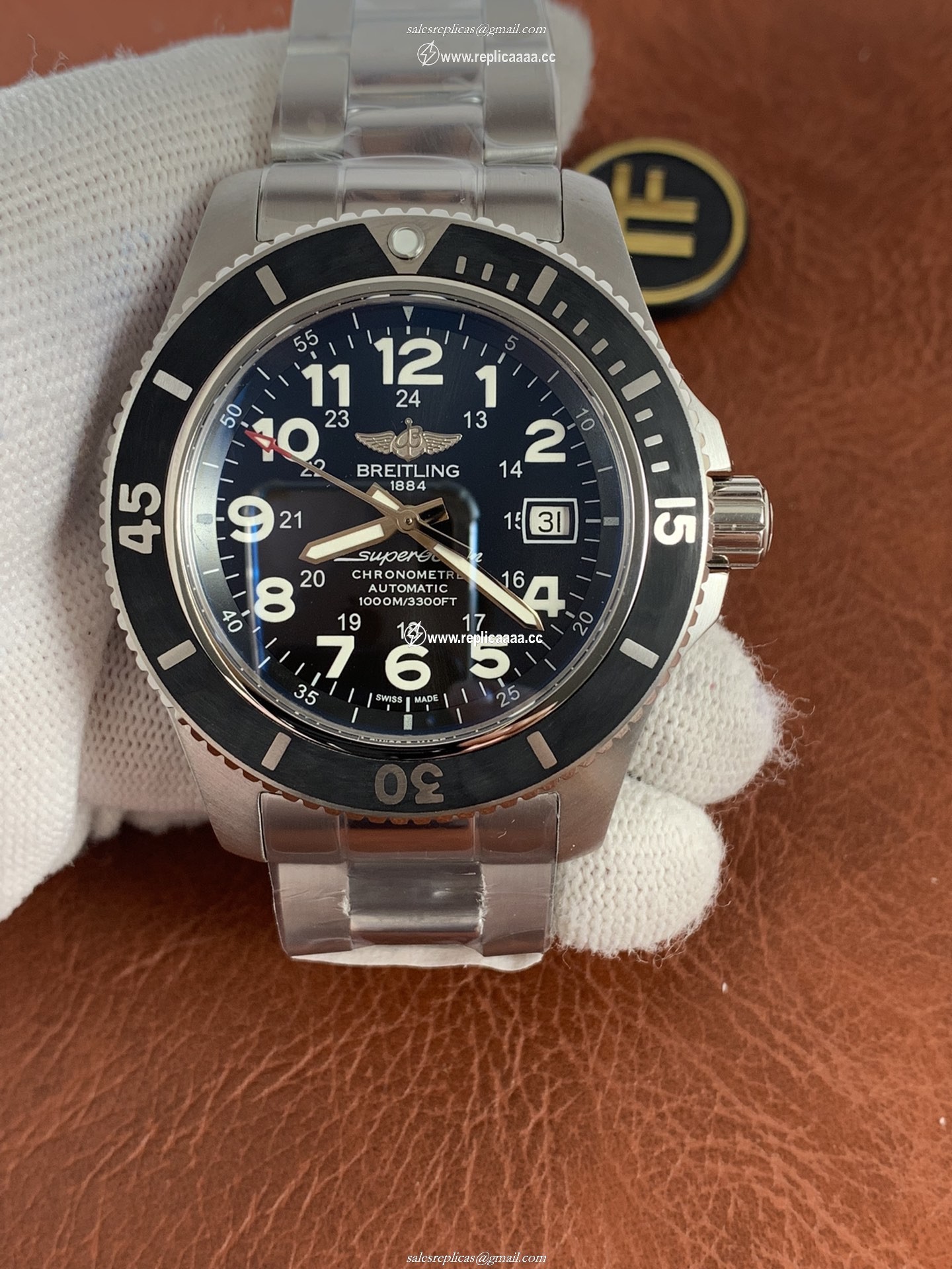 Breitling Mens Superocean II Volcano 44 A17392D71B1A1