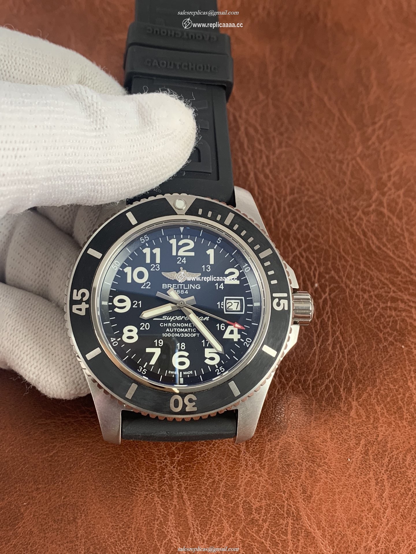 Breitling Mens Superocean II Volcano 44 A17392D71B1S2 1 Breitling Mens Superocean II Volcano 44 A17392D71B1S2