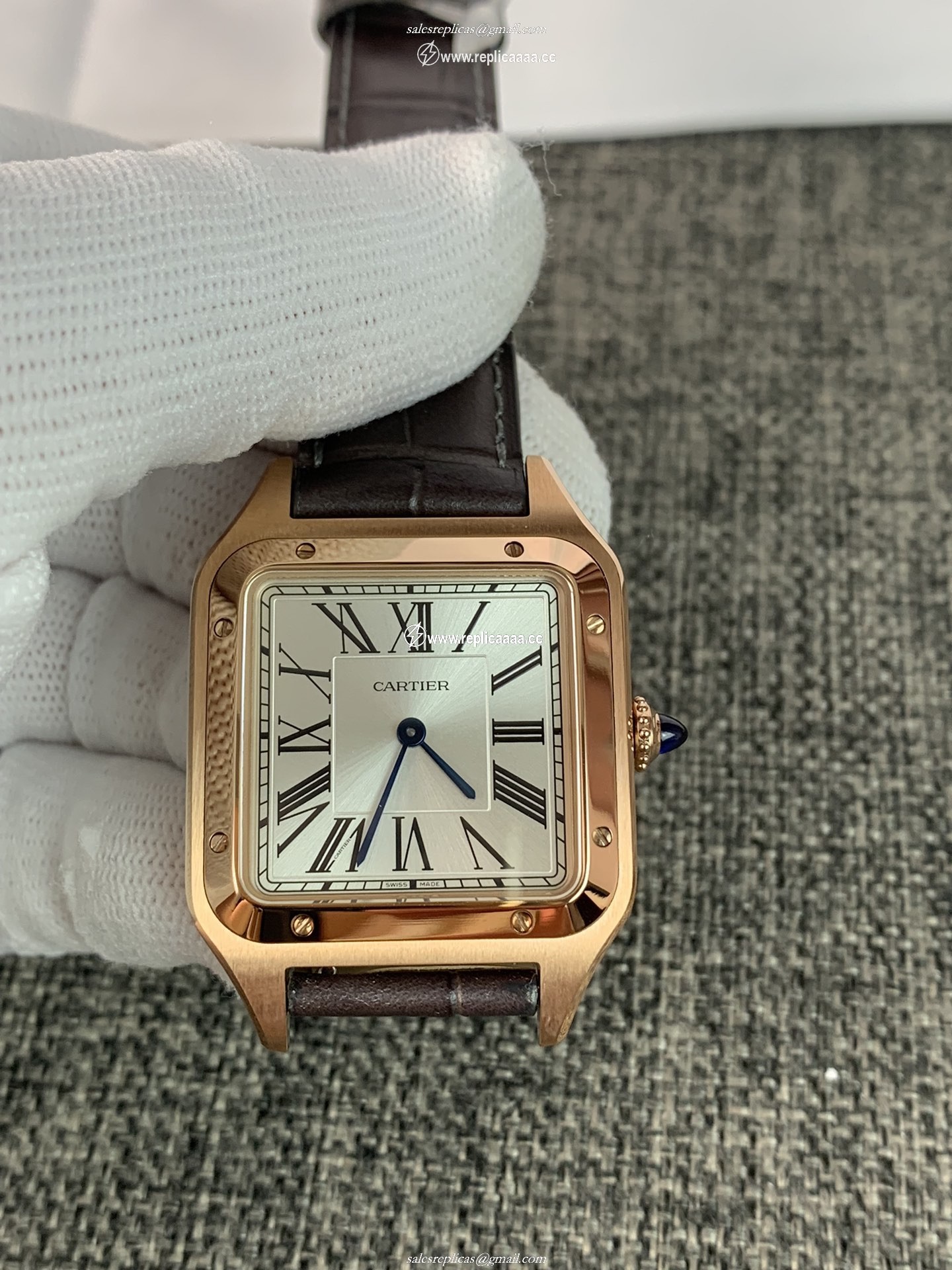 Cartier Mens Santos De Cartier W2SA0011 1 Cartier Mens Santos De Cartier W2SA0011