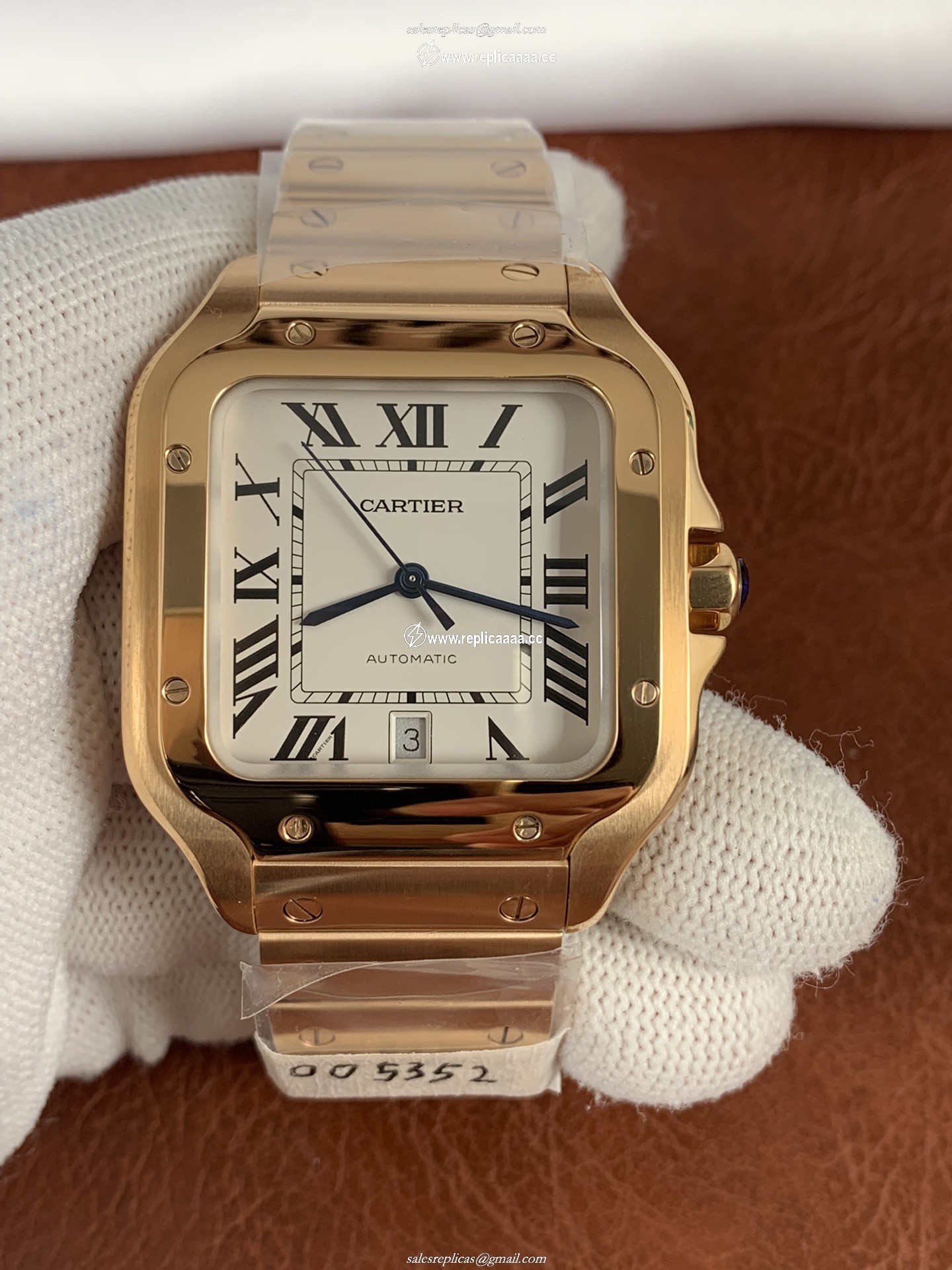 Cartier Men Santos De Cartier Mens XL WGSA0018 1 Cartier Men Santos De Cartier Mens XL WGSA0018