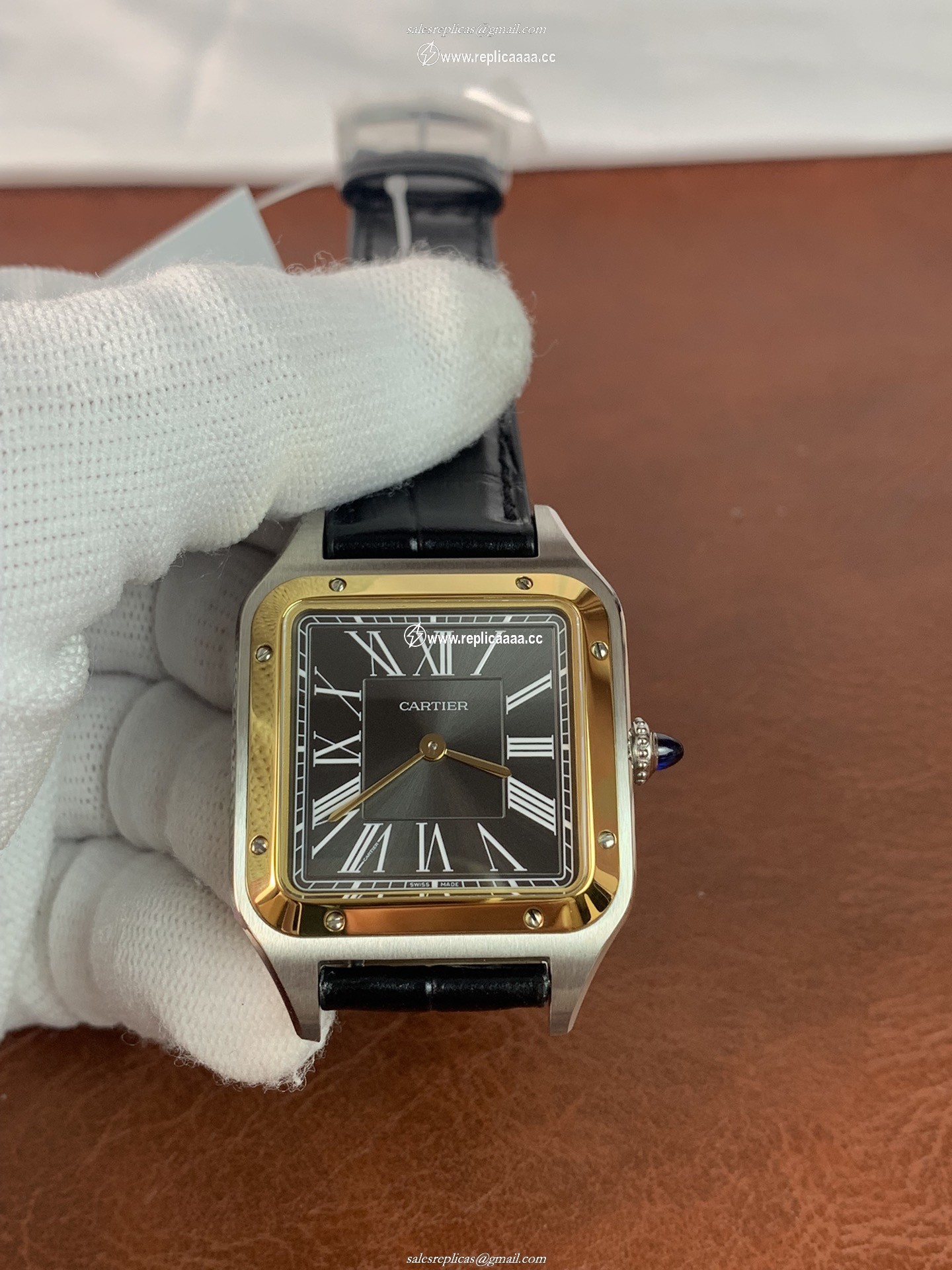 Cartier Mens Santos De Cartier W2SA0015 1 Cartier Mens Santos De Cartier W2SA0015