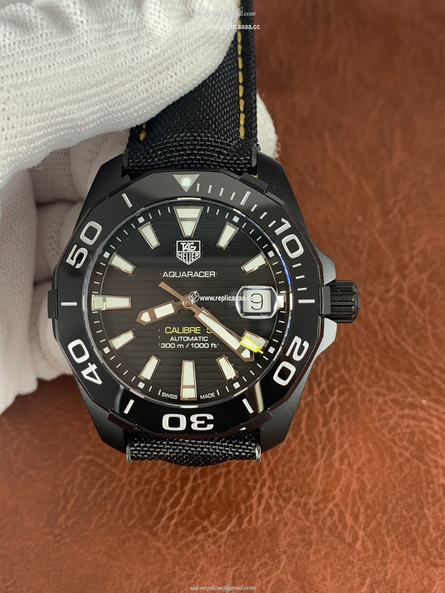 Tag Heuer Men Aquaracer Calibre 5 WAY218A.FC6362 1 Tag Heuer Men Aquaracer Calibre 5 WAY218A.FC6362