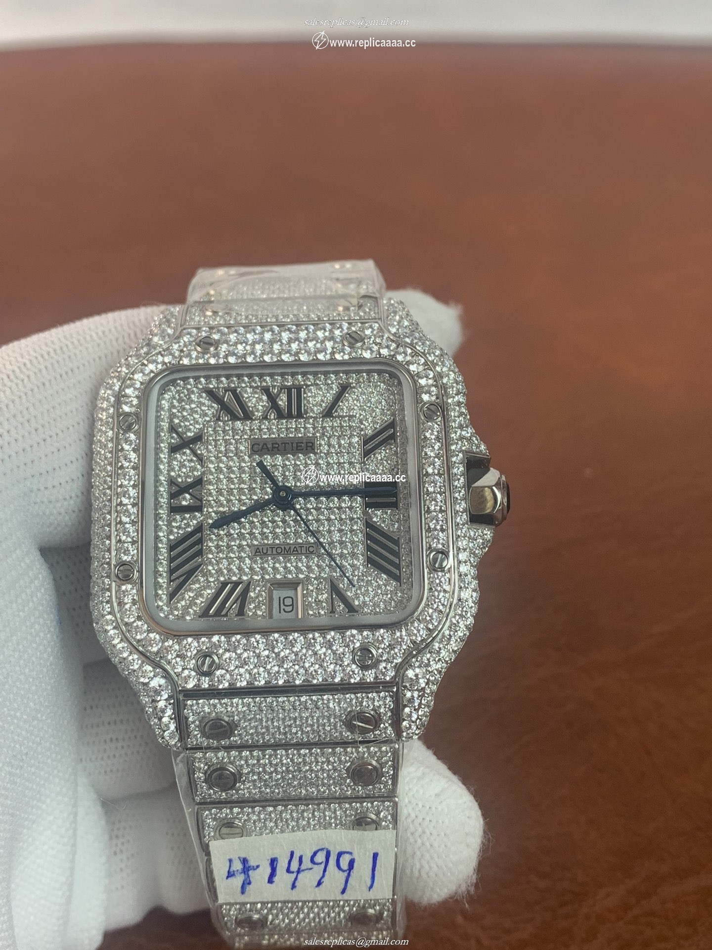 Cartier Men Santos De Cartier WSSA0009 ICED 1 Cartier Men Santos De Cartier WSSA0009 ICED