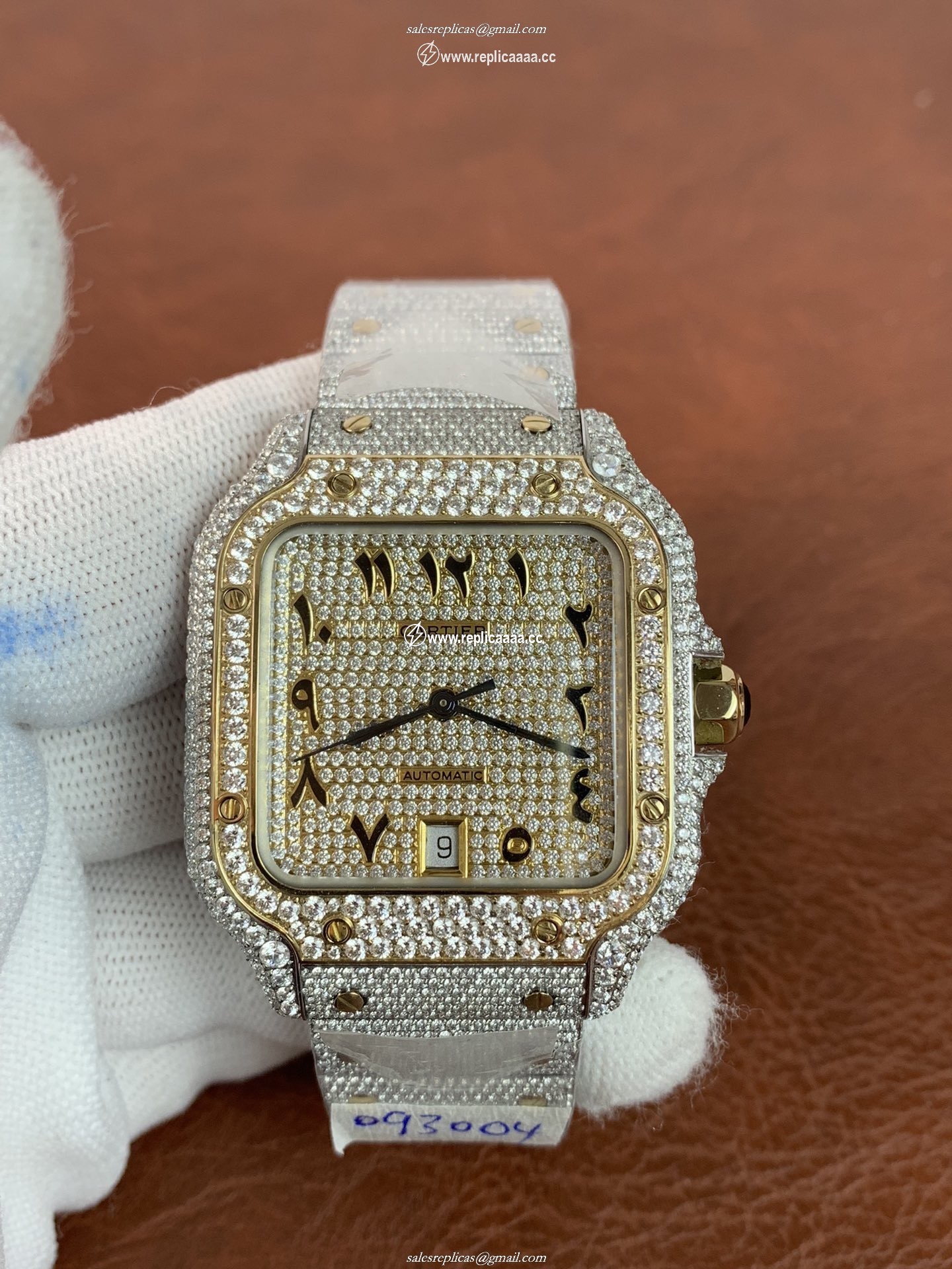 Cartier Men Santos De Cartier WSSA0009 ICED Two Tone