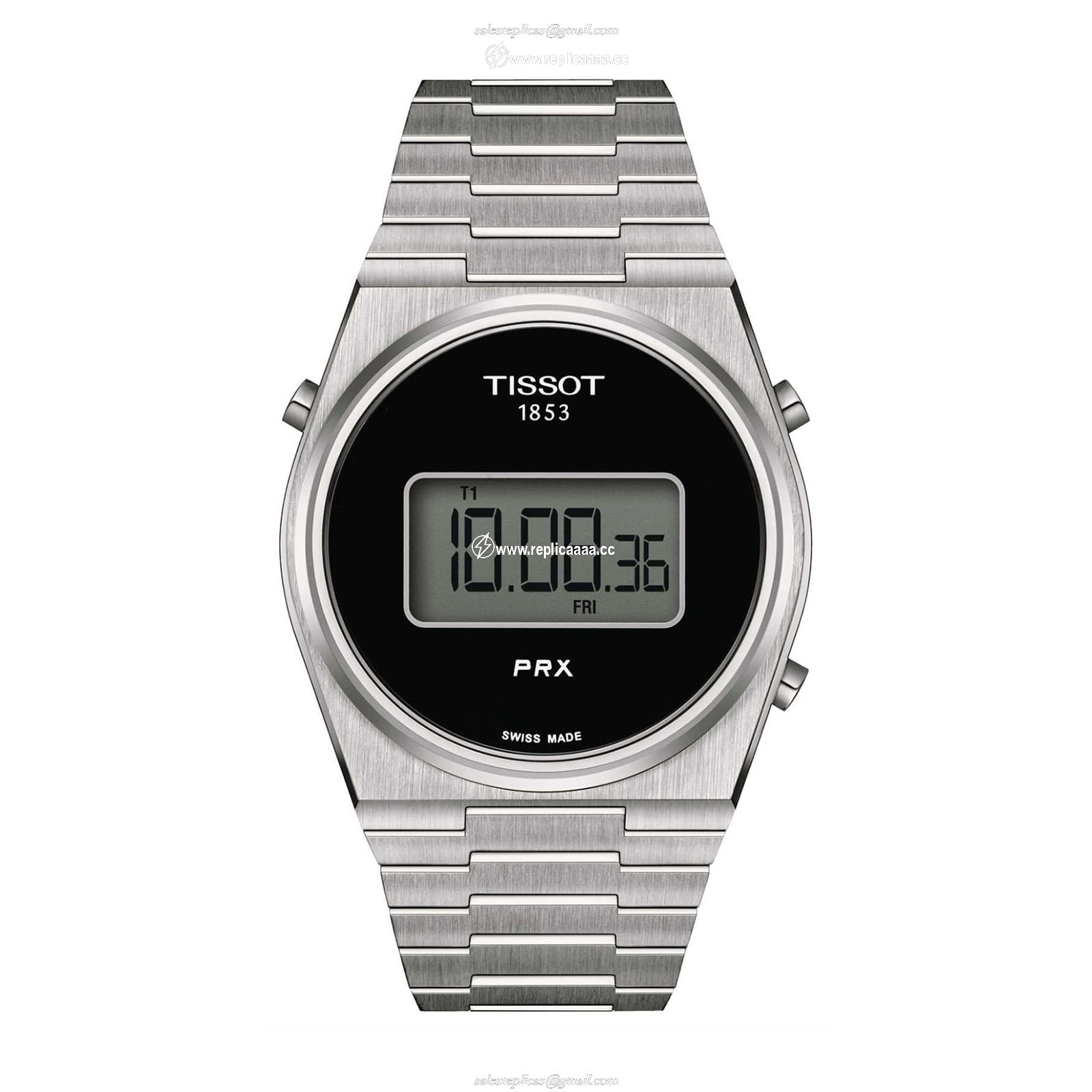 Tissot PRX Digital 40mm Unisex details Black T1374631105000 1 Tissot PRX Digital 40mm Unisex details Black T1374631105000