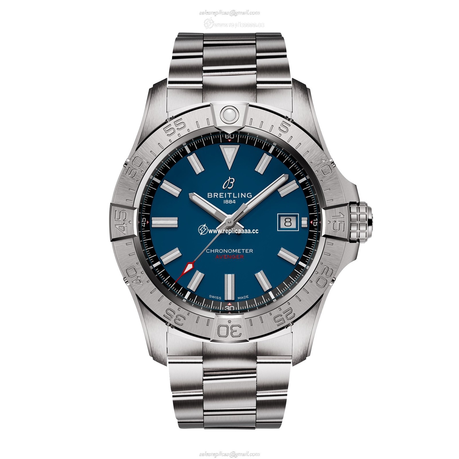Breitling Avenger Automatic 42mm Mens details Blue Stainless Steel A17328101C1A1 1 Breitling Avenger Automatic 42mm Mens details Blue Stainless Steel A17328101C1A1