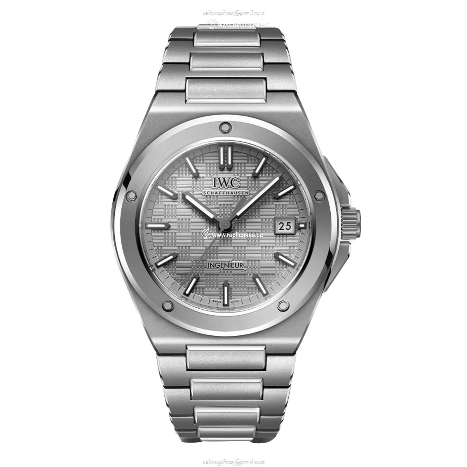 IWC Ingenieur Automatic 40mm Mens details Grey IW328904