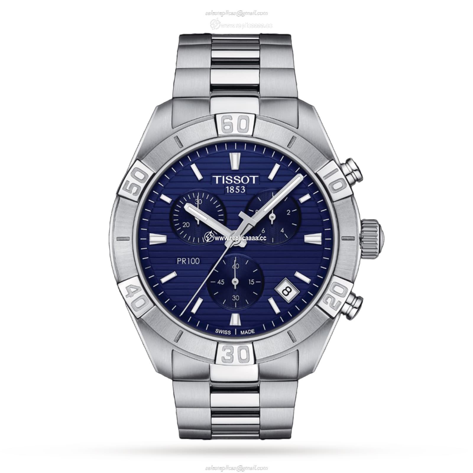 Tissot PR 100 Sport Chronograph 44mm Mens details T1016171104100