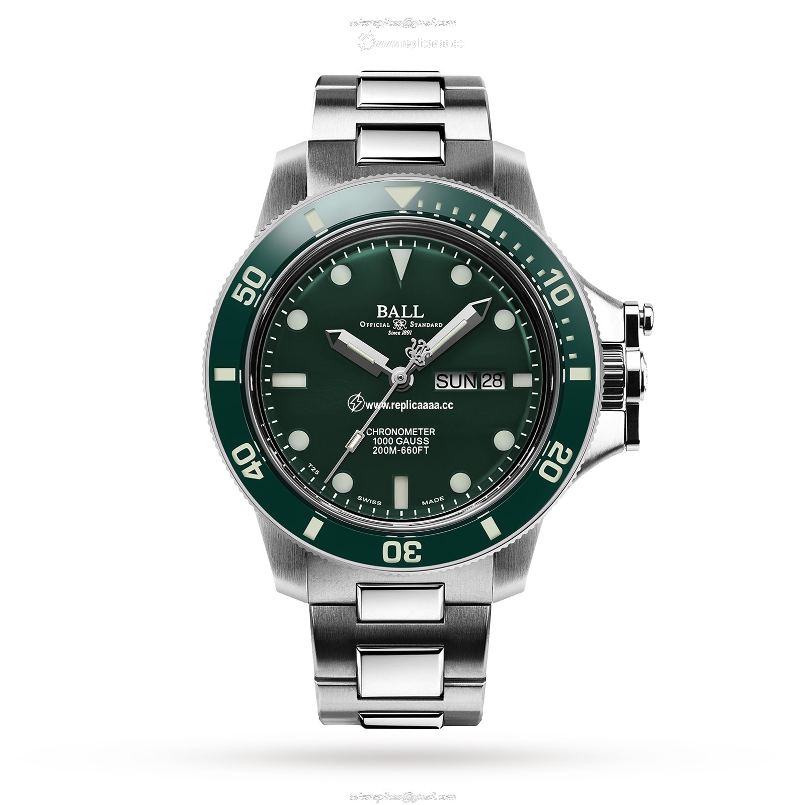 BALL Engineer Hydrocarbon Original 43mm Mens details DM2218B-S2CJ-GR