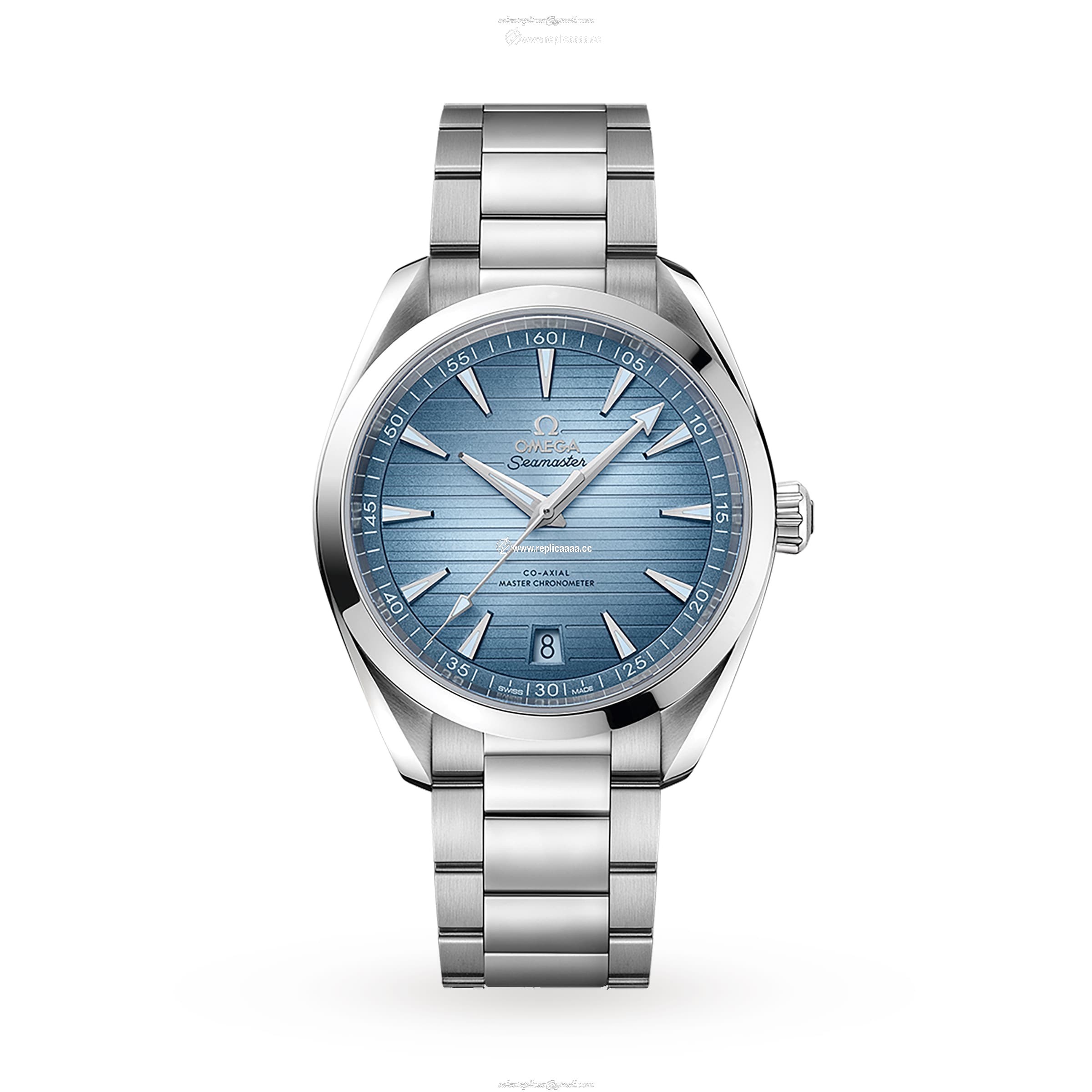 Omega Seamaster Aqua Terra 150M Co-Axial Master Chronometer 41mm Summer Blue O22010412103005 1 Omega Seamaster Aqua Terra 150M Co-Axial Master Chronometer 41mm Summer Blue O22010412103005