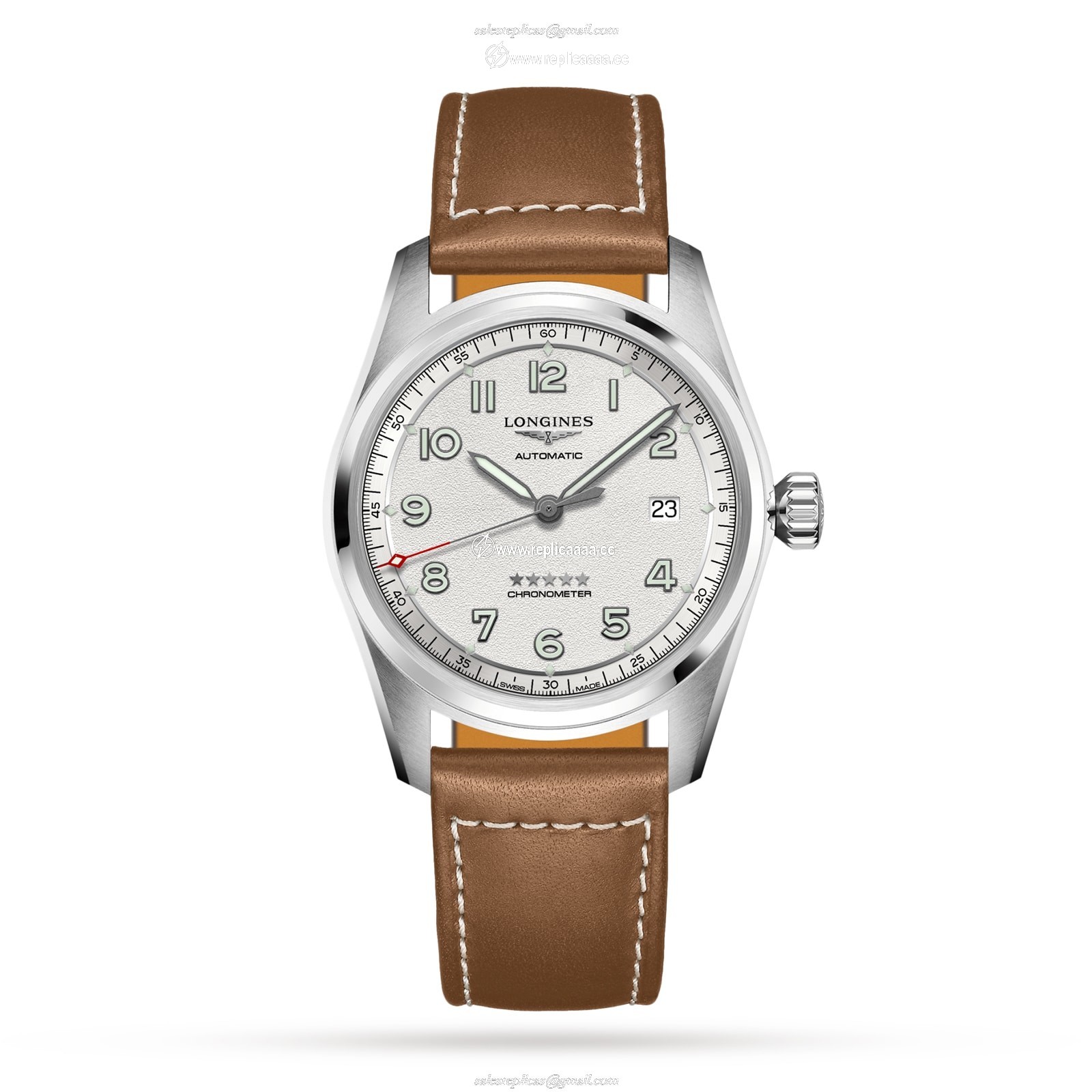 Longines Spirit 40mm Mens details L38104732 1 Longines Spirit 40mm Mens details L38104732