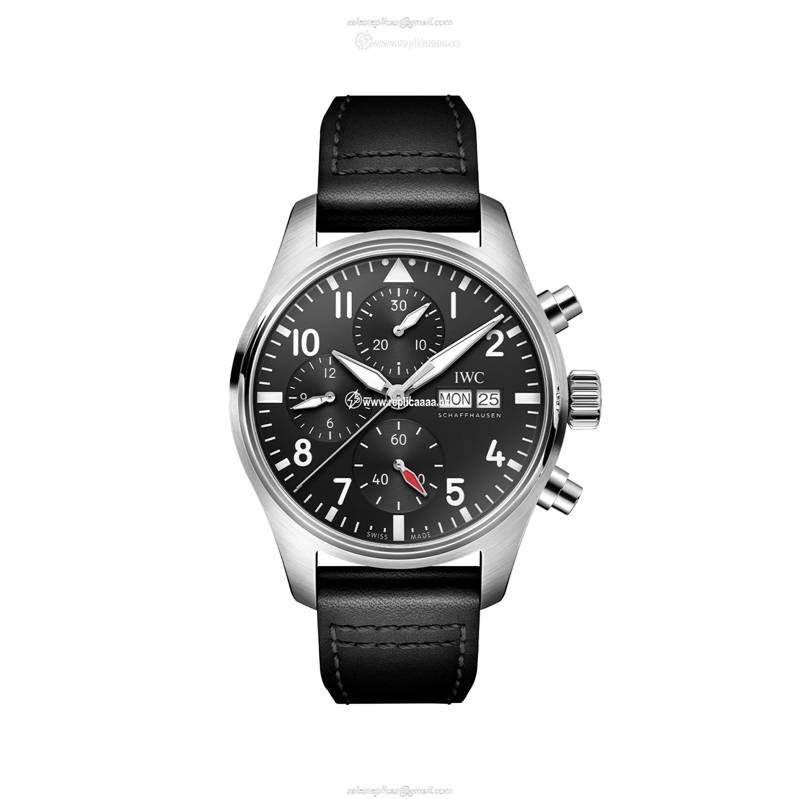 IWC Pilot Chronograph 41mm Mens details IW388111 1 IWC Pilot Chronograph 41mm Mens details IW388111