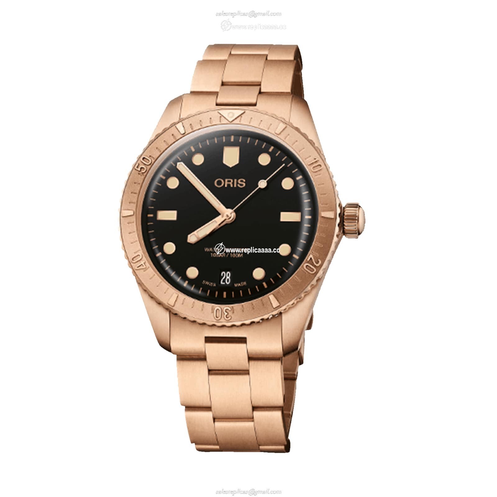 Oris Divers Sixty Five Date Cotton Candy Sepia 38mm Mens details Bronze 01 733 7771 3154-07 8 19 15 1 Oris Divers Sixty Five Date Cotton Candy Sepia 38mm Mens details Bronze 01 733 7771 3154-07 8 19 15