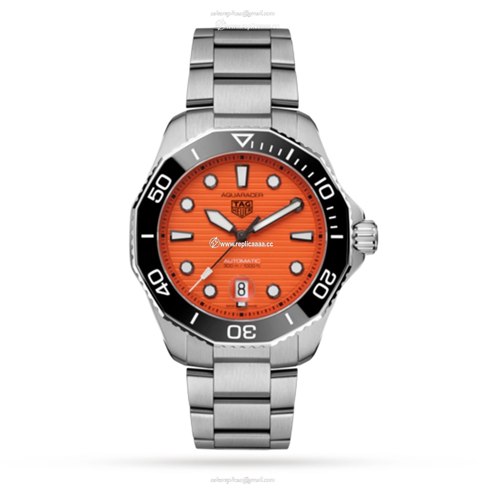 TAG Heuer Aquaracer Professional 300 43mm Orange Diver Mens details WBP201F.BA0632 1 TAG Heuer Aquaracer Professional 300 43mm Orange Diver Mens details WBP201F.BA0632