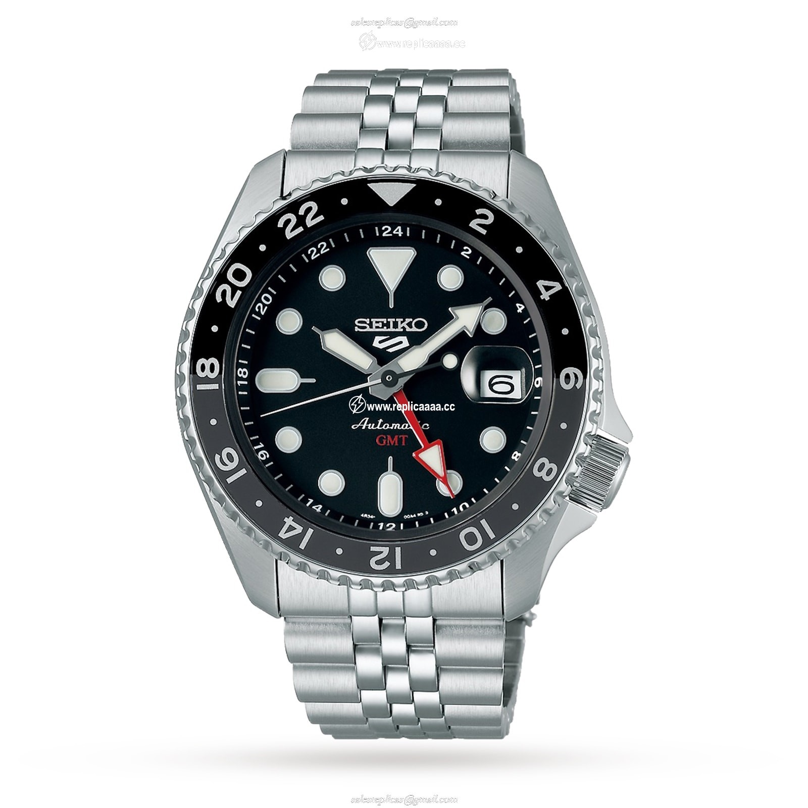 Seiko Black Grape' GMT 42.5mm Mens details SSK001K1