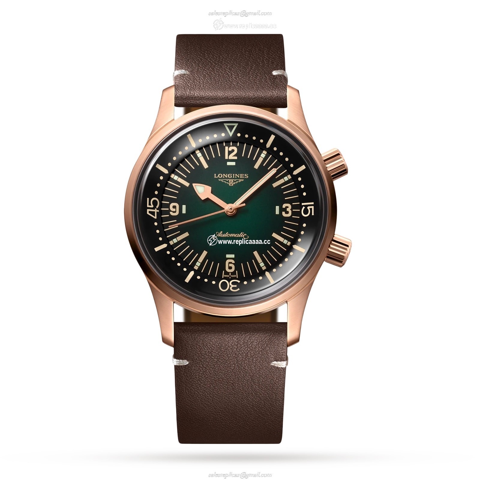 Longines Heritage Legend Diver 42mm Mens details L37741502 1 Longines Heritage Legend Diver 42mm Mens details L37741502