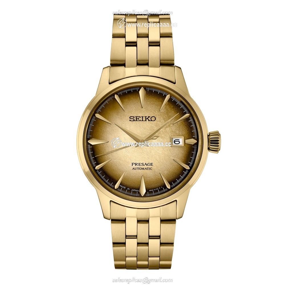 Seiko "Half and half" Presage Cocktail Time European US exclusive 40.5mm Mens details SRPK48J1 1 Seiko "Half and half" Presage Cocktail Time European US exclusive 40.5mm Mens details SRPK48J1